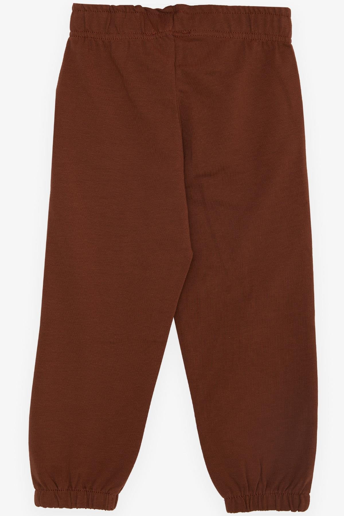 Breeze Erkek Çocuk Alt Cepli Amalı Bağcık Aksesuarlı Koyu Kahve (1-4 Yaş)