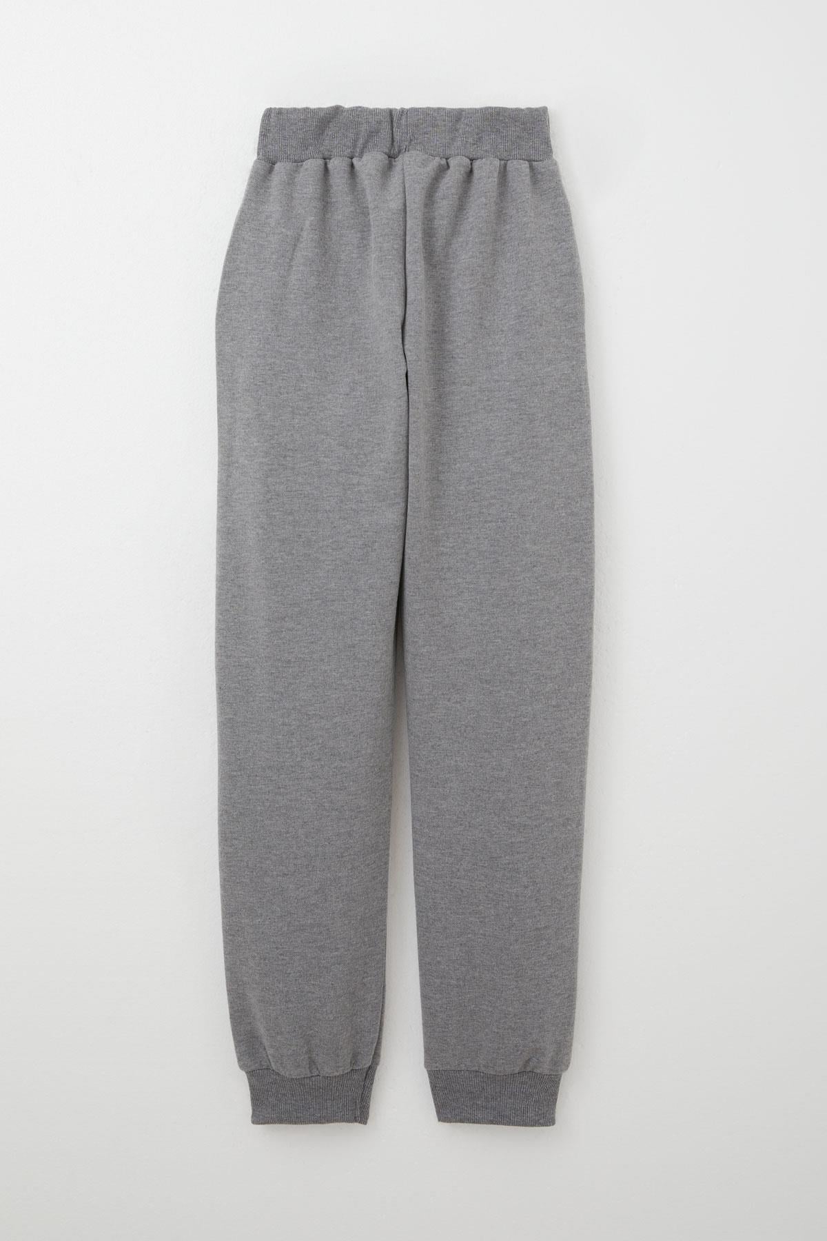 Breeze Erkek Çocuk Alt Yazı Baskılı Cepli Gri Melanj (9-14 Yaş)