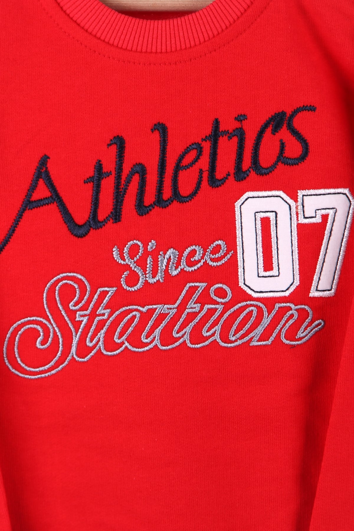 Breeze Erkek Çocuk Baskılı Sweatshirt Kırmızı (1.5-5 Yaş)