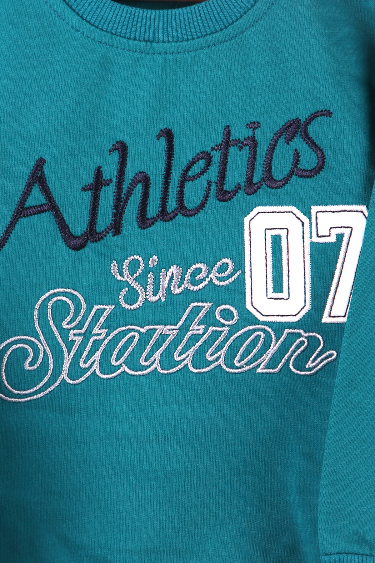 Breeze Erkek Çocuk Baskılı Sweatshirt Yeşil (1.5-5 Yaş)