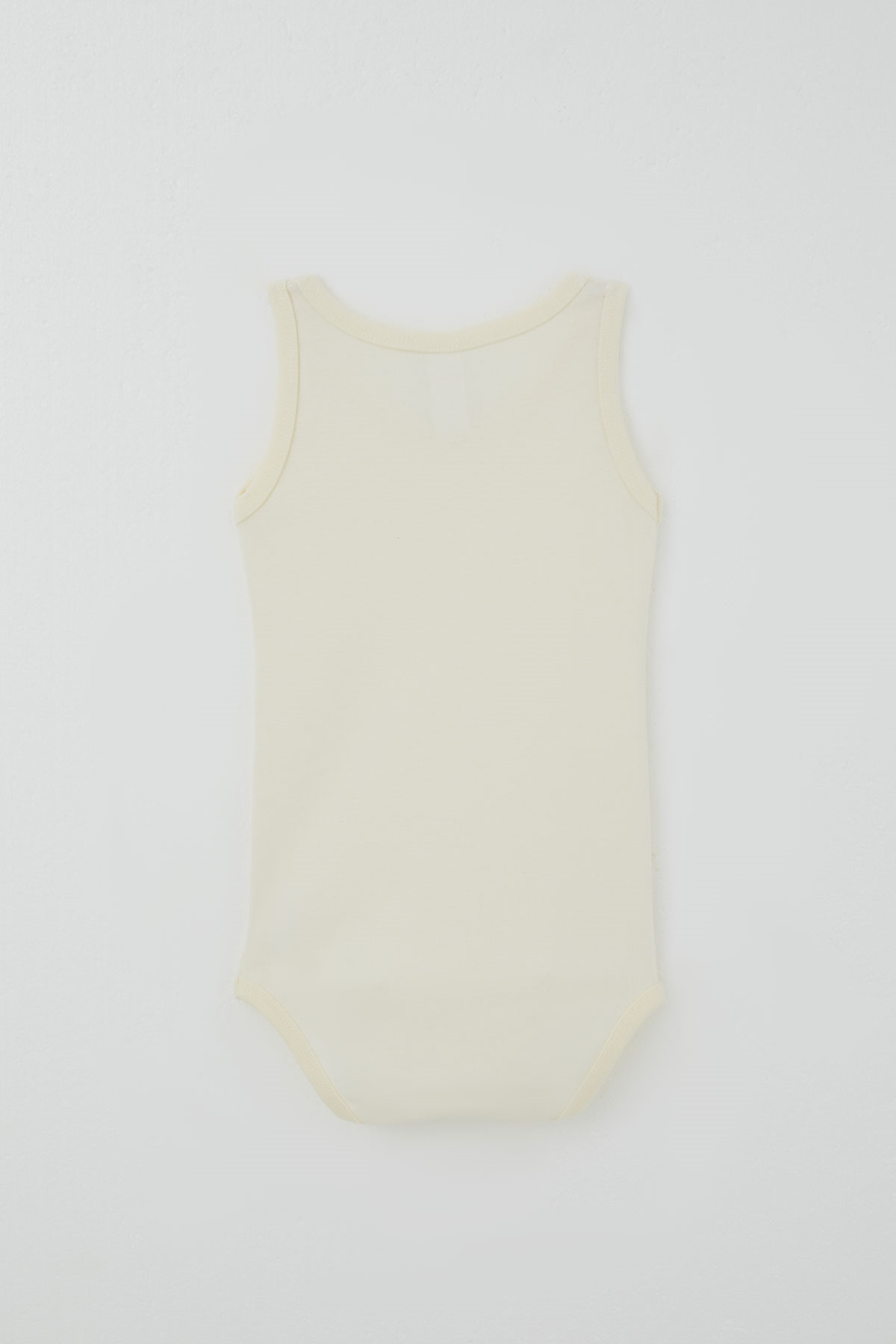 Breeze Erkek Çocuk Çıtçıtlı Atlet Zıbın Body Basic Krem (1-3 Yaş)