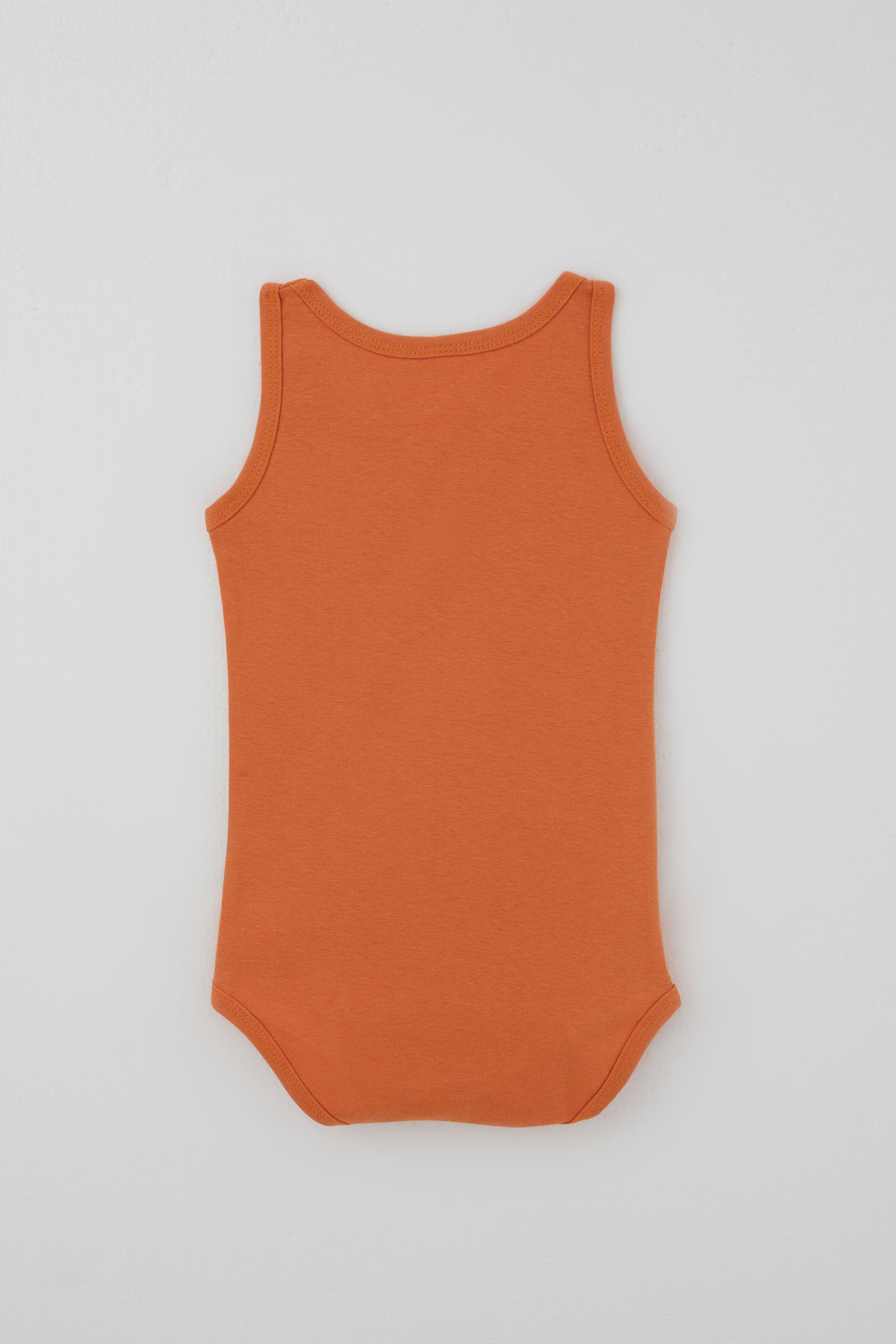 Breeze Erkek Çocuk Çıtçıtlı Atlet Zıbın Body Basic Kiremit (1-3 Yaş)