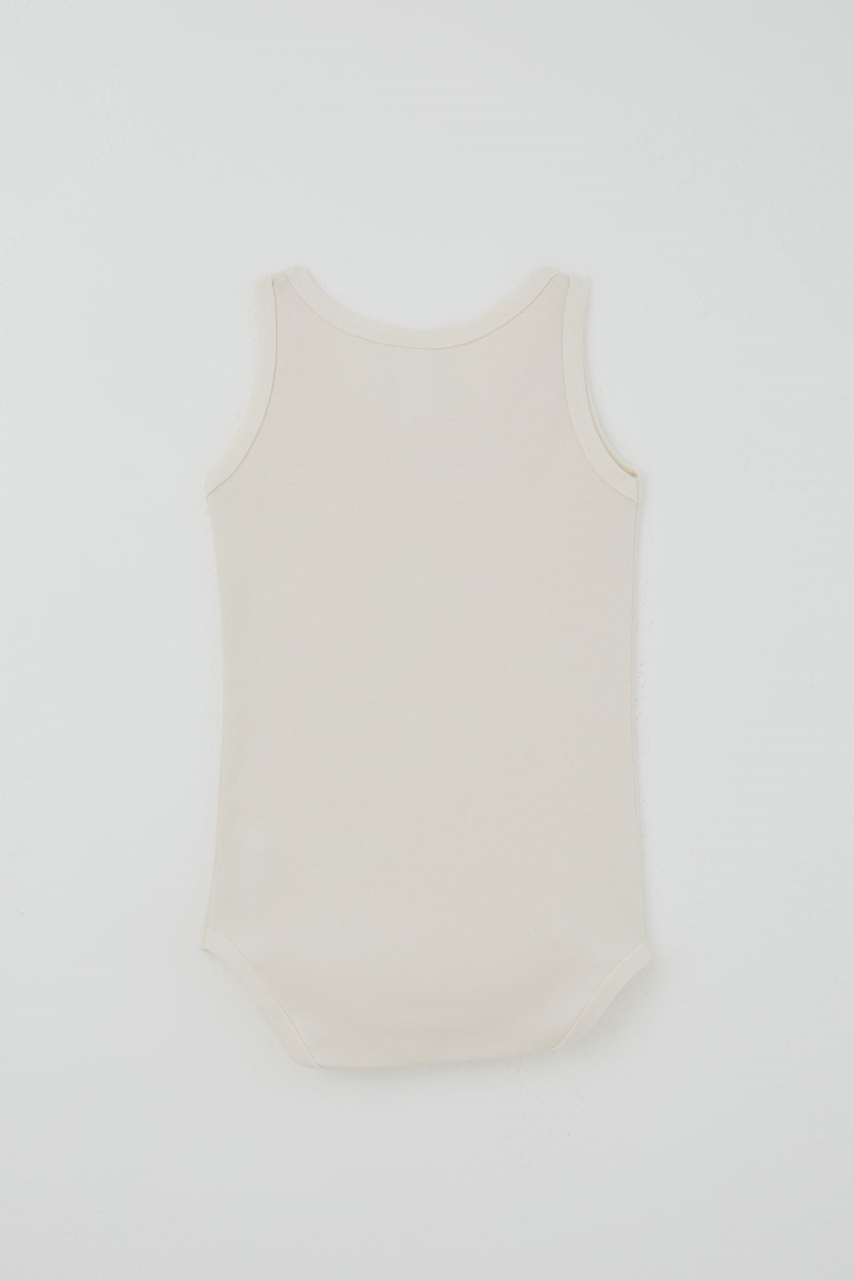 Breeze Erkek Çocuk Çıtçıtlı Atlet Zıbın Body Basic Ekru (1-3 Yaş)