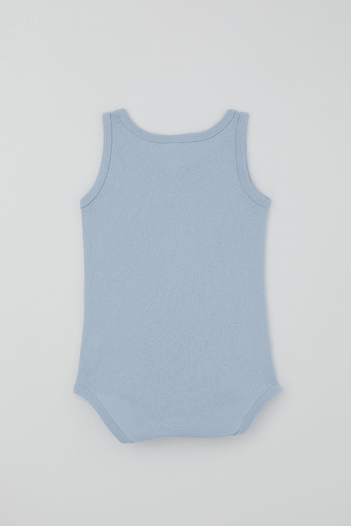 Breeze Erkek Çocuk Çıtçıtlı Atlet Zıbın Body Basic Mavi (1-3 Yaş)