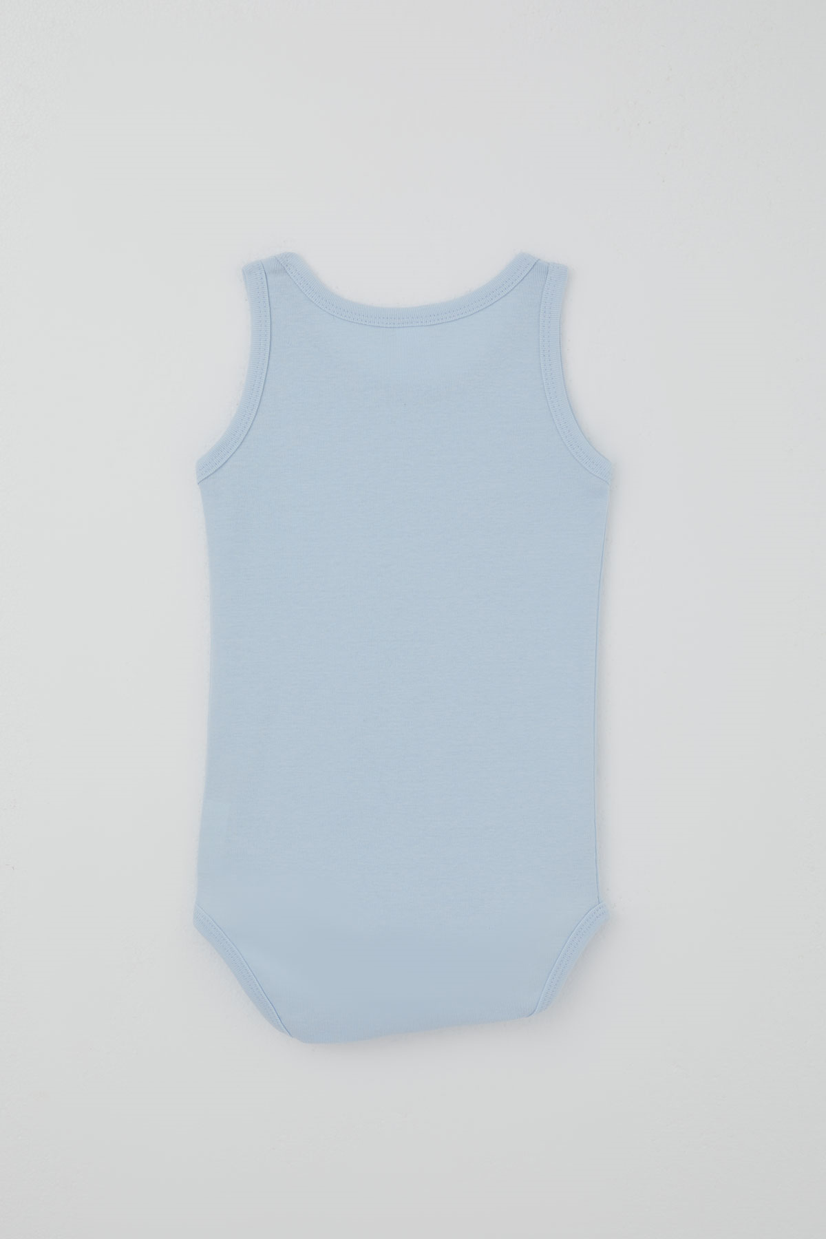 Breeze Erkek Çocuk Çıtçıtlı Atlet Zıbın Body Basic Açık Mavi (1-3 Yaş)