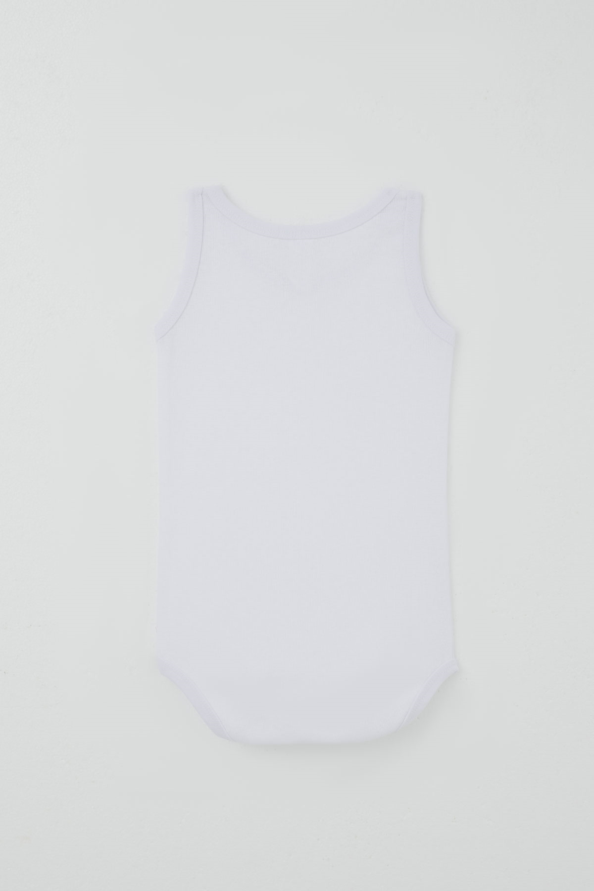 Breeze Erkek Çocuk Çıtçıtlı Atlet Zıbın Body Basic Beyaz (1-3 Yaş)