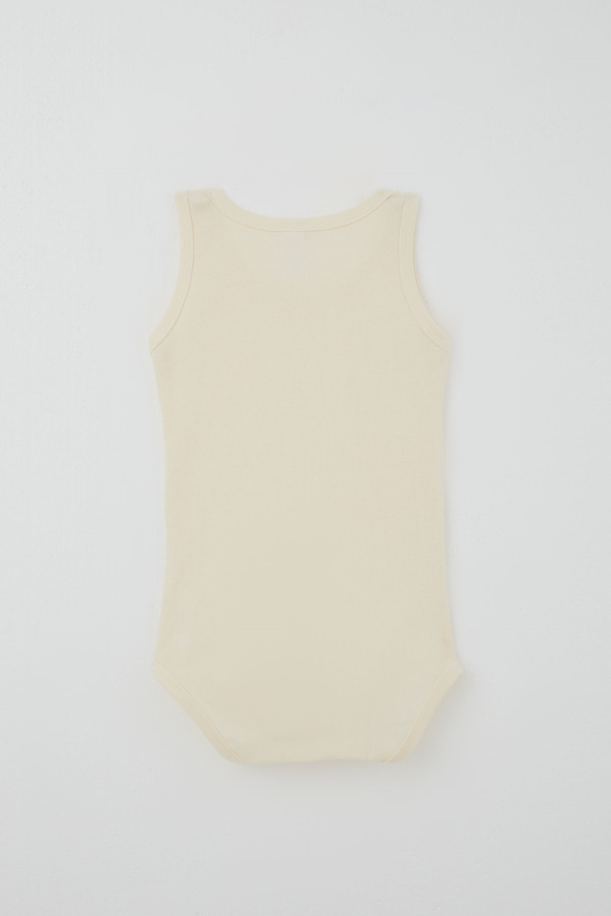Breeze Erkek Çocuk Çıtçıtlı Atlet Zıbın Body Basic Krem (1-3 Yaş)