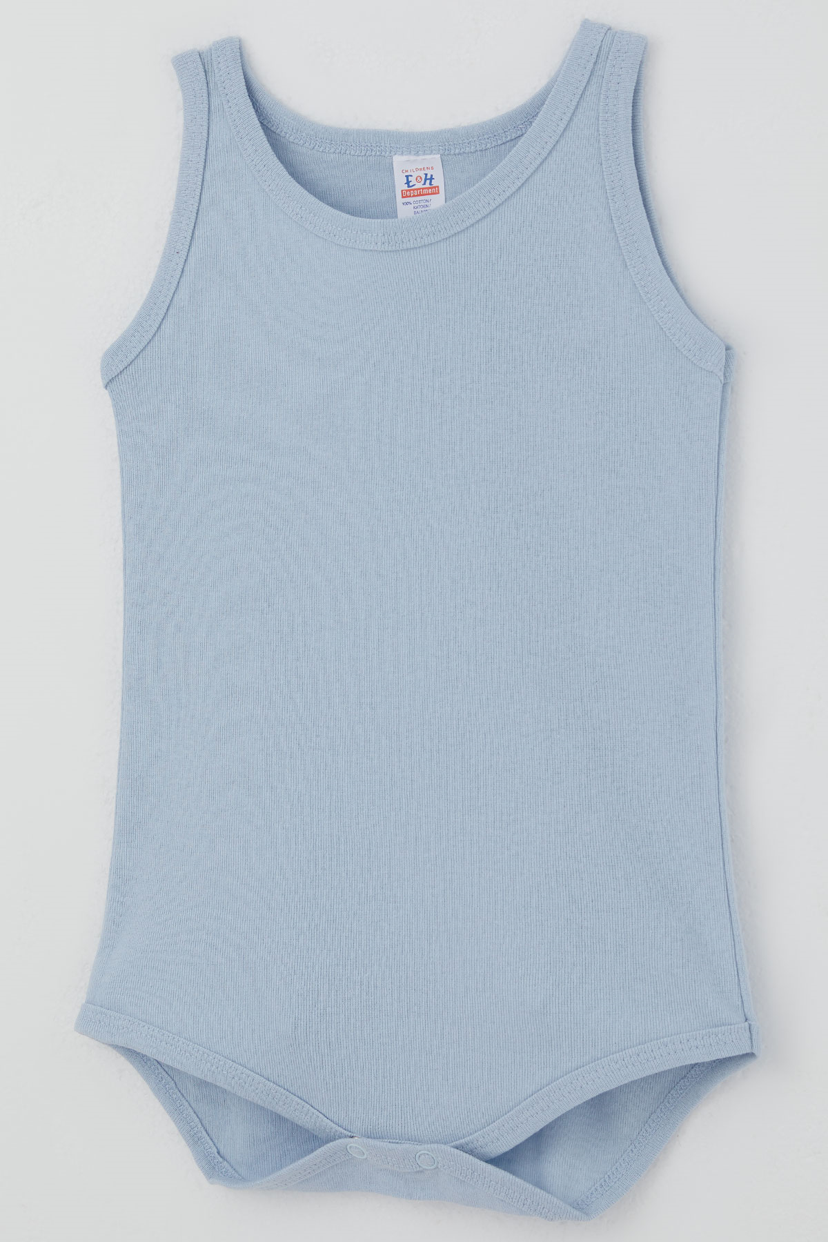 Breeze Erkek Çocuk Çıtçıtlı Atlet Zıbın Body Basic Mavi (1-3 Yaş)