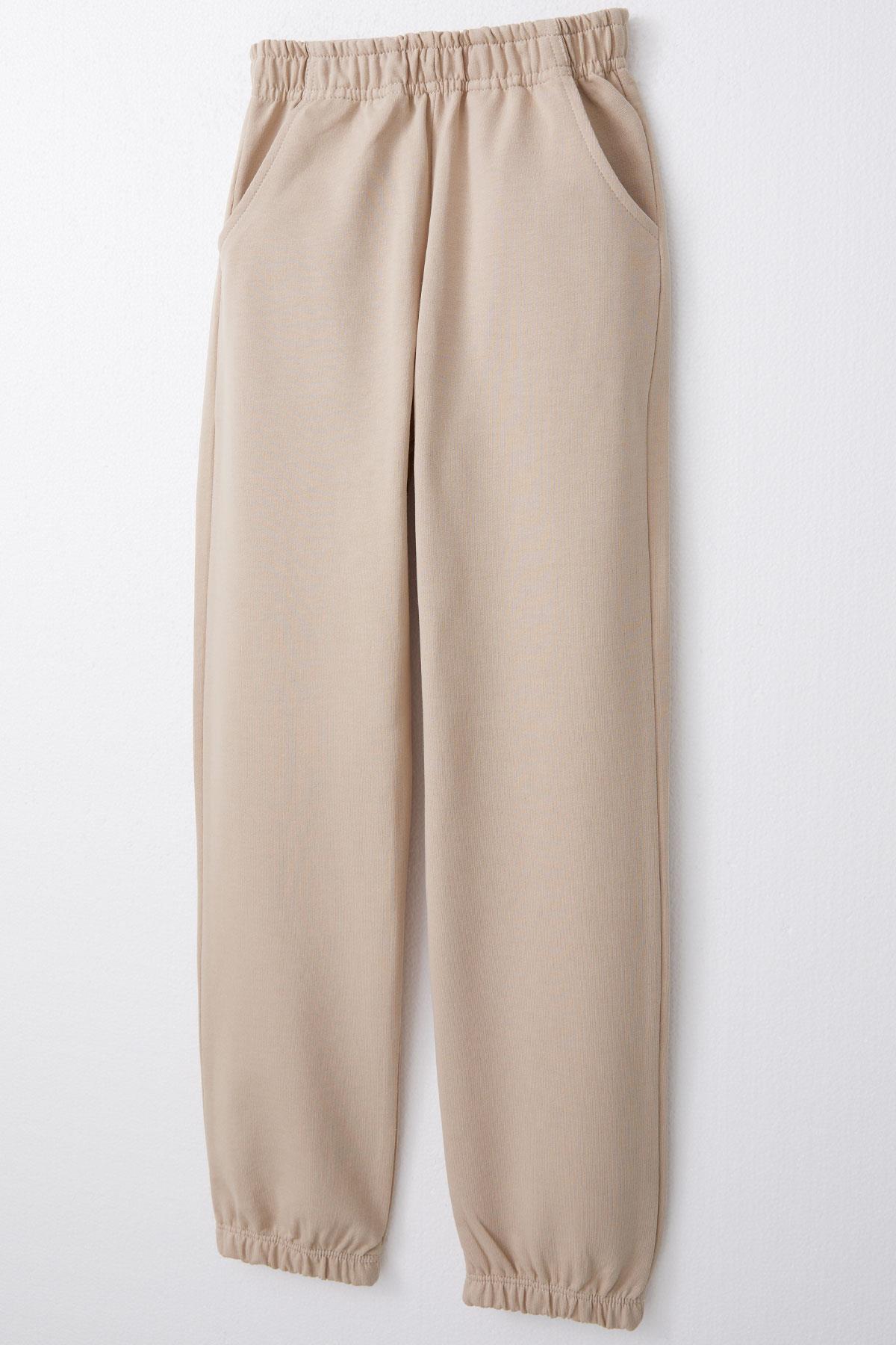 Breeze Erkek Çocuk Eşofman Alt Basic Bej (4-8 Yaş)