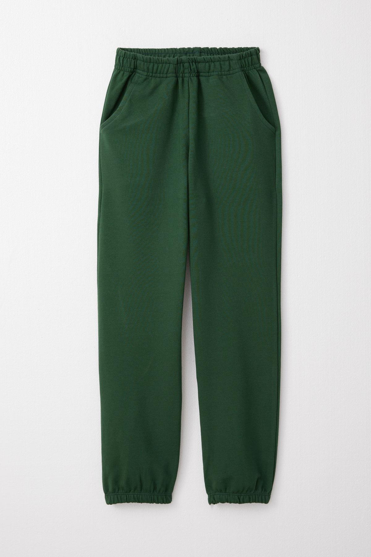 Breeze Erkek Çocuk Eşofman Alt Basic Koyu Yeşil (4-8 Yaş)