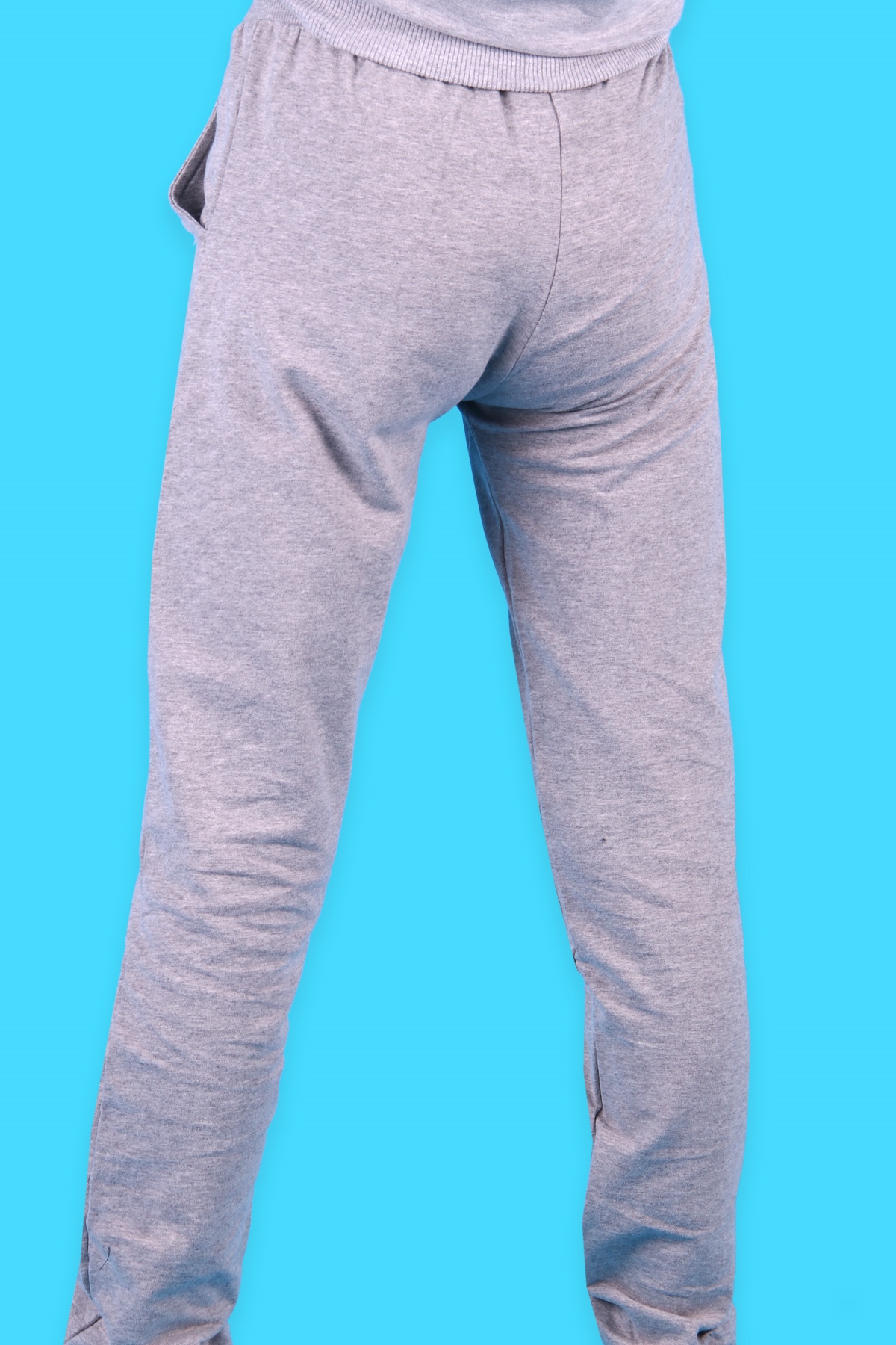 Breeze Erkek Çocuk Eşofman Altı Basic Cepli Armalı Gri (8-14 Yaş)