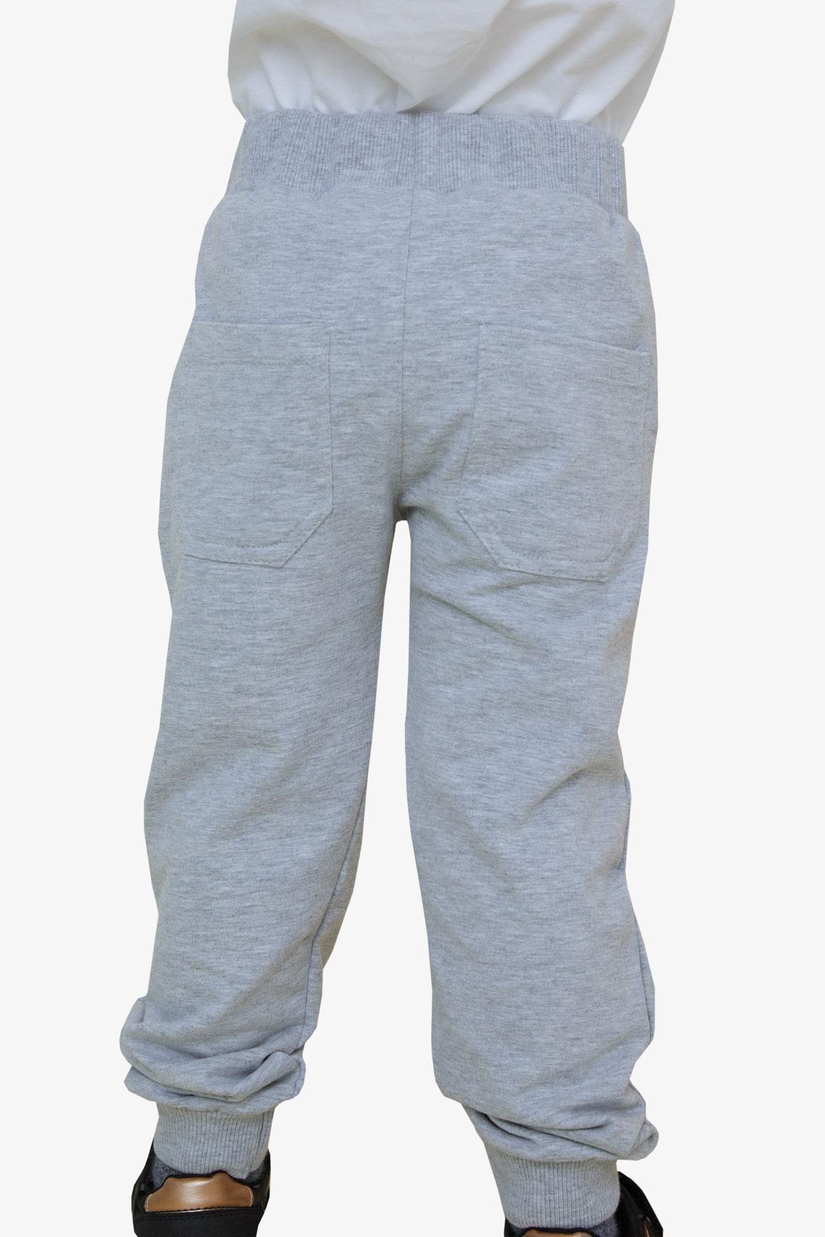 Breeze Erkek Çocuk Eşofman Altı Cepli Açık Gri Melanj (3 Yaş)