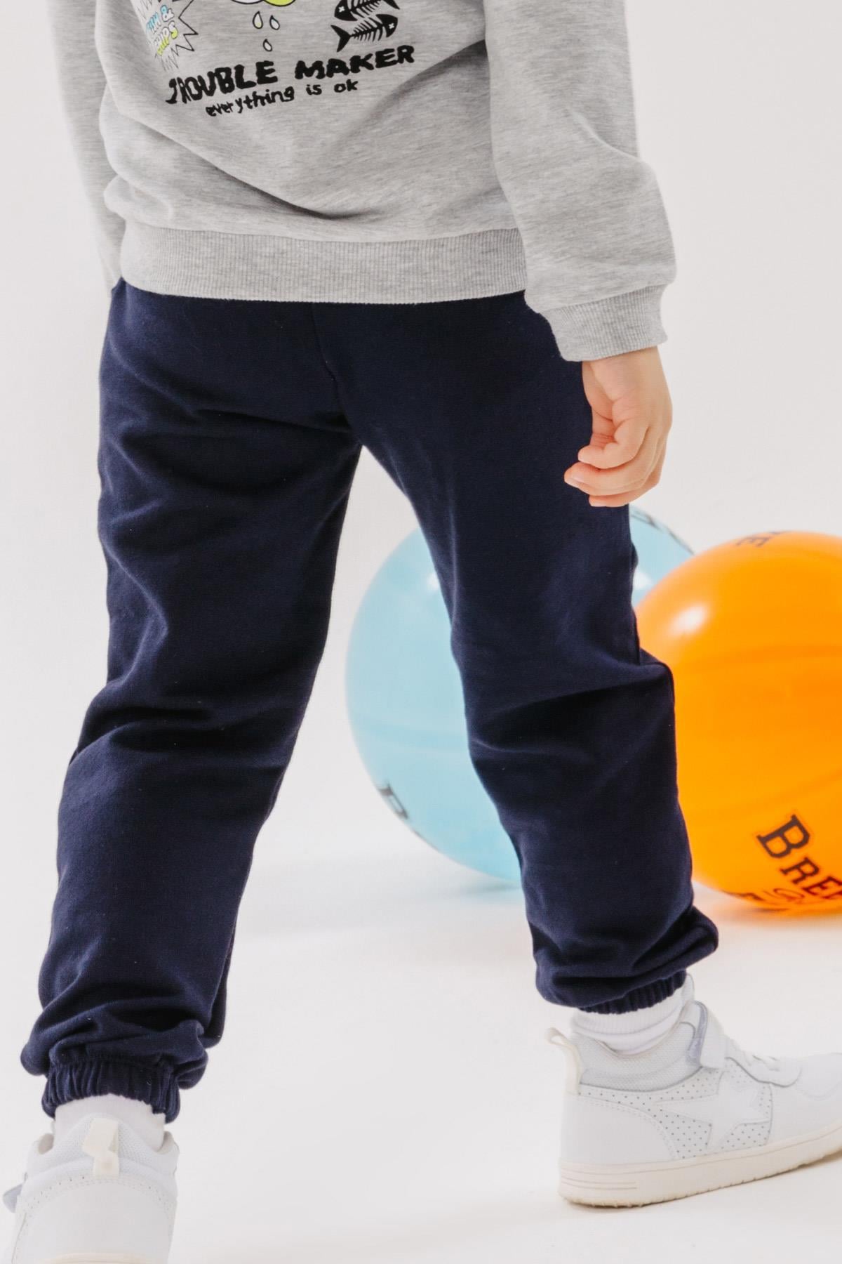 Breeze Erkek Çocuk Eşofman Altı Cepli Lacivert (3-8 Yaş)