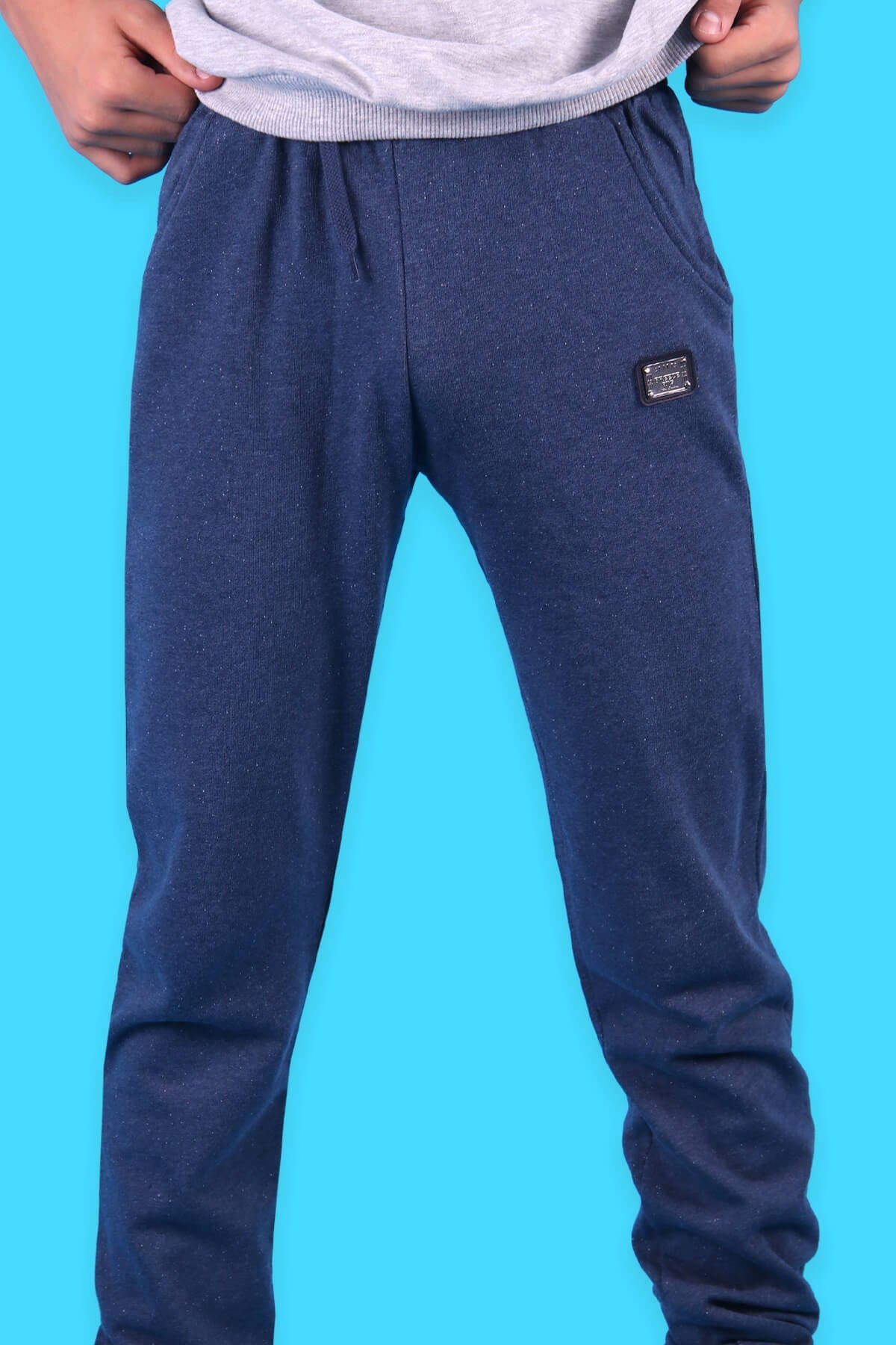 Breeze Erkek Çocuk Eşofman Altı Cepli Armalı Lacivert (8-14 Yaş)