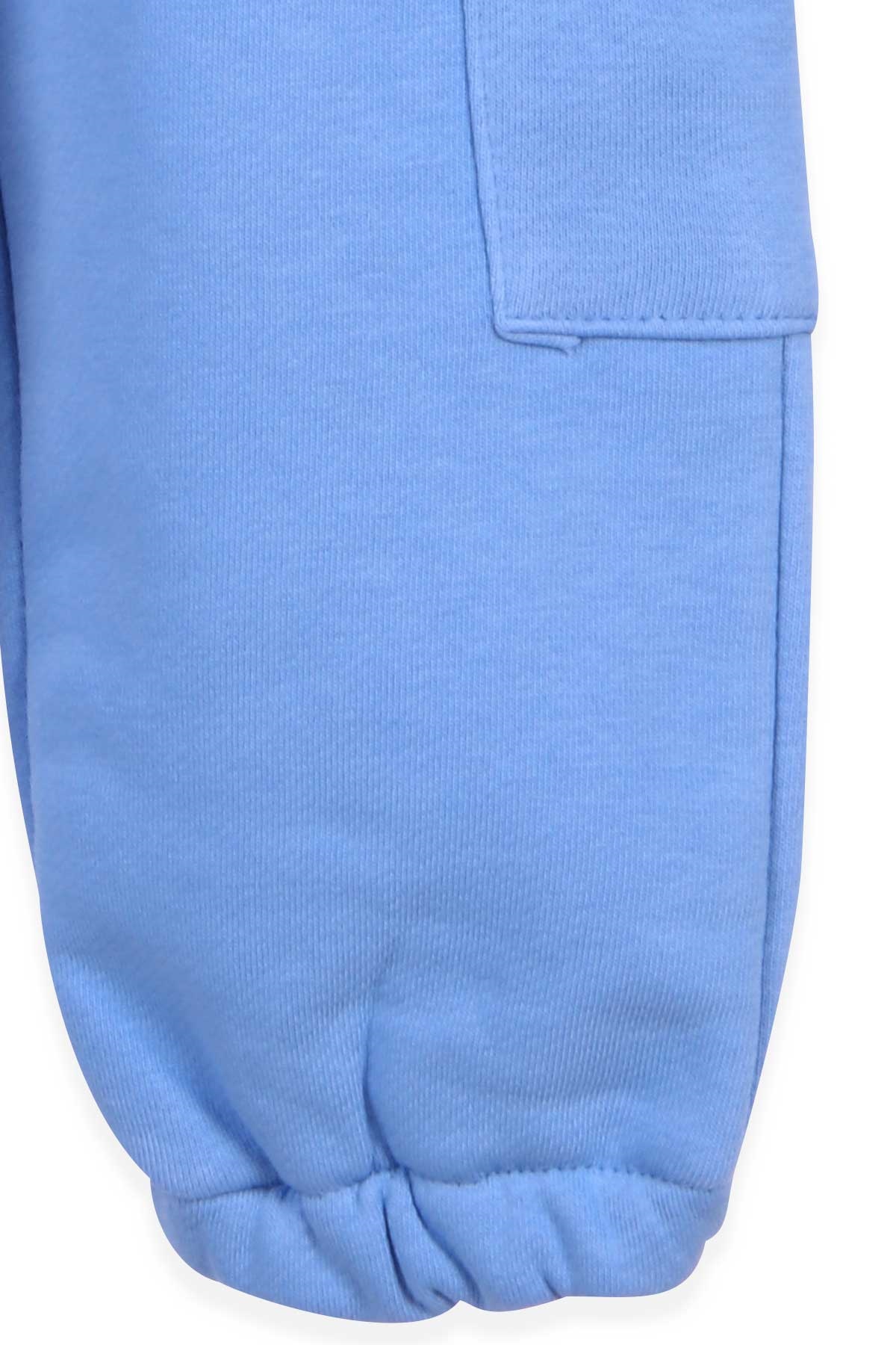 Breeze Erkek Çocuk Eşofman Altı Kargo Cepli Mavi (3-7 Yaş)