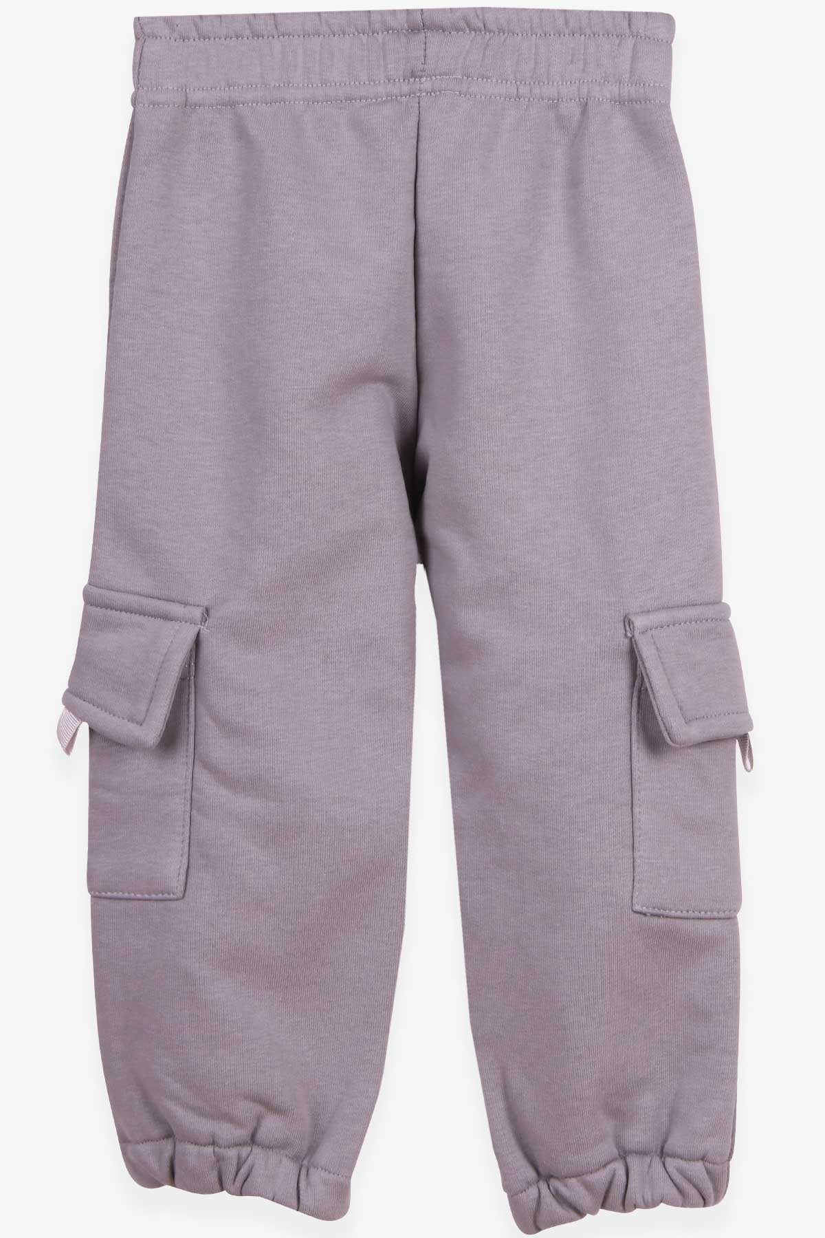 Breeze Erkek Çocuk Eşofman Altı Kargo Cepli Gri (3-7 Yaş)