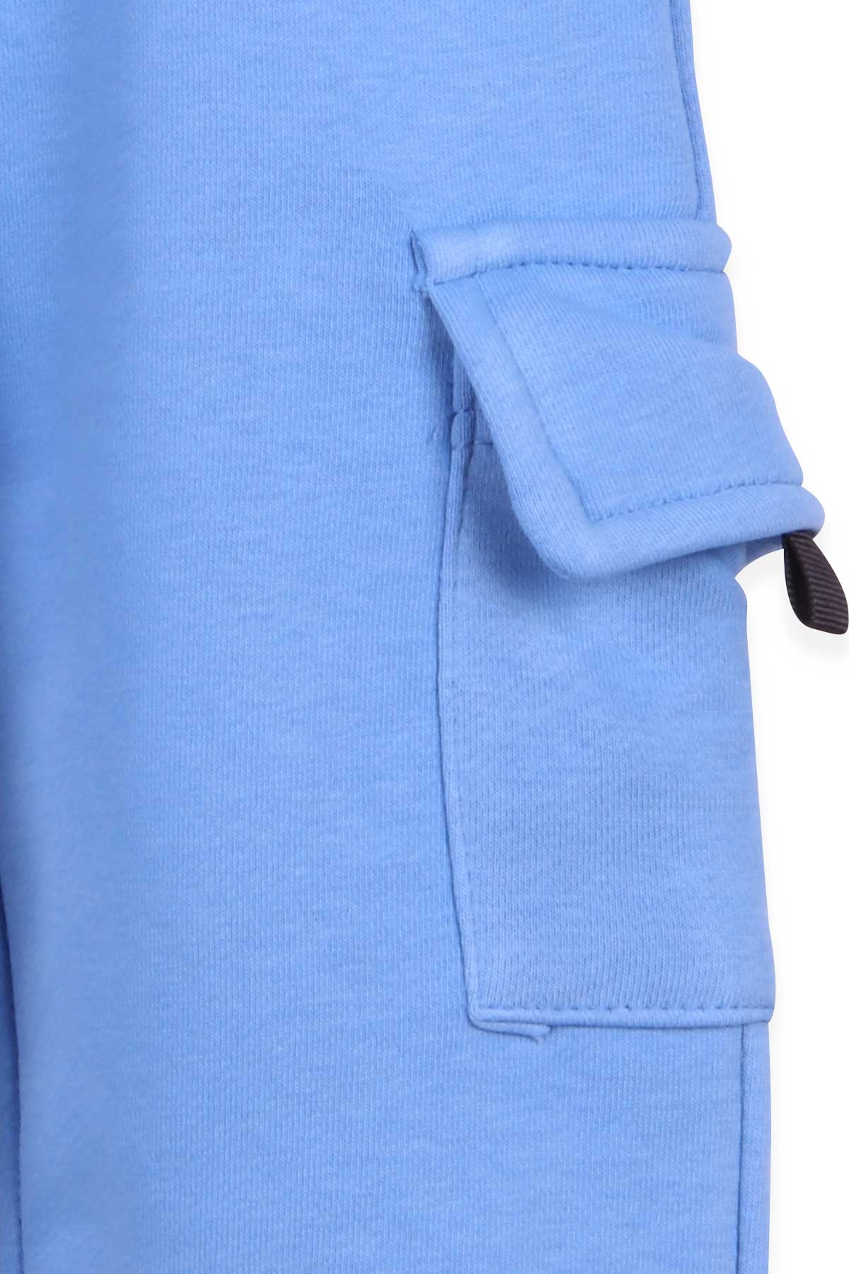 Breeze Erkek Çocuk Eşofman Altı Kargo Cepli Mavi (3-7 Yaş)