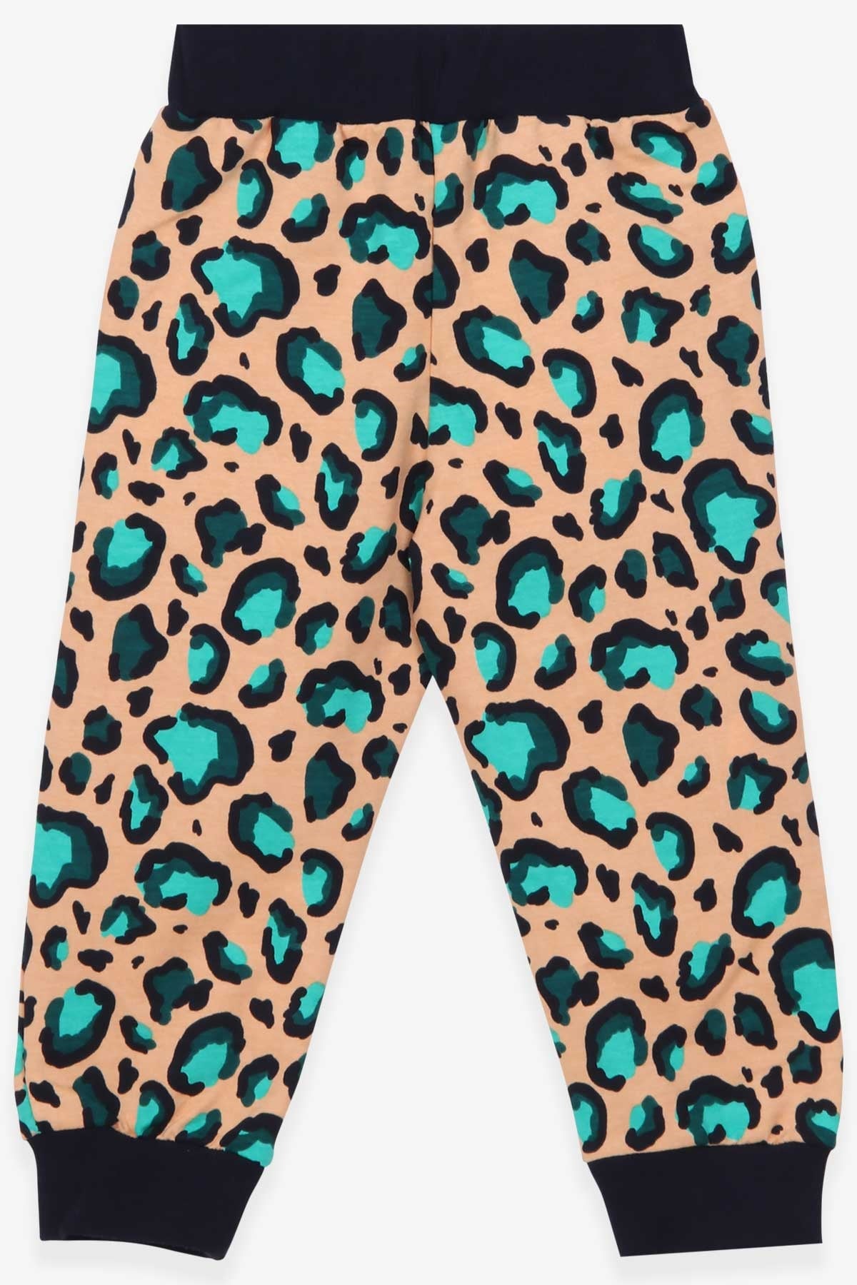 Breeze Erkek Çocuk Eşofman Altı Leopar Desenli Sarı (2-6 Yaş)