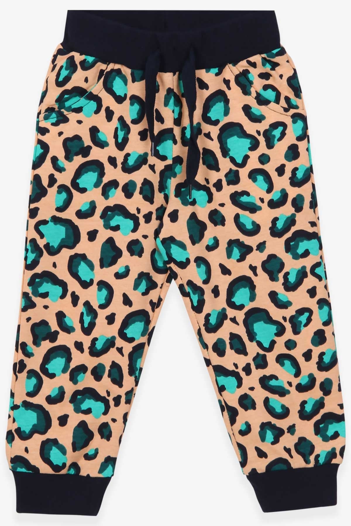 Breeze Erkek Çocuk Eşofman Altı Leopar Desenli Sarı (2-6 Yaş)