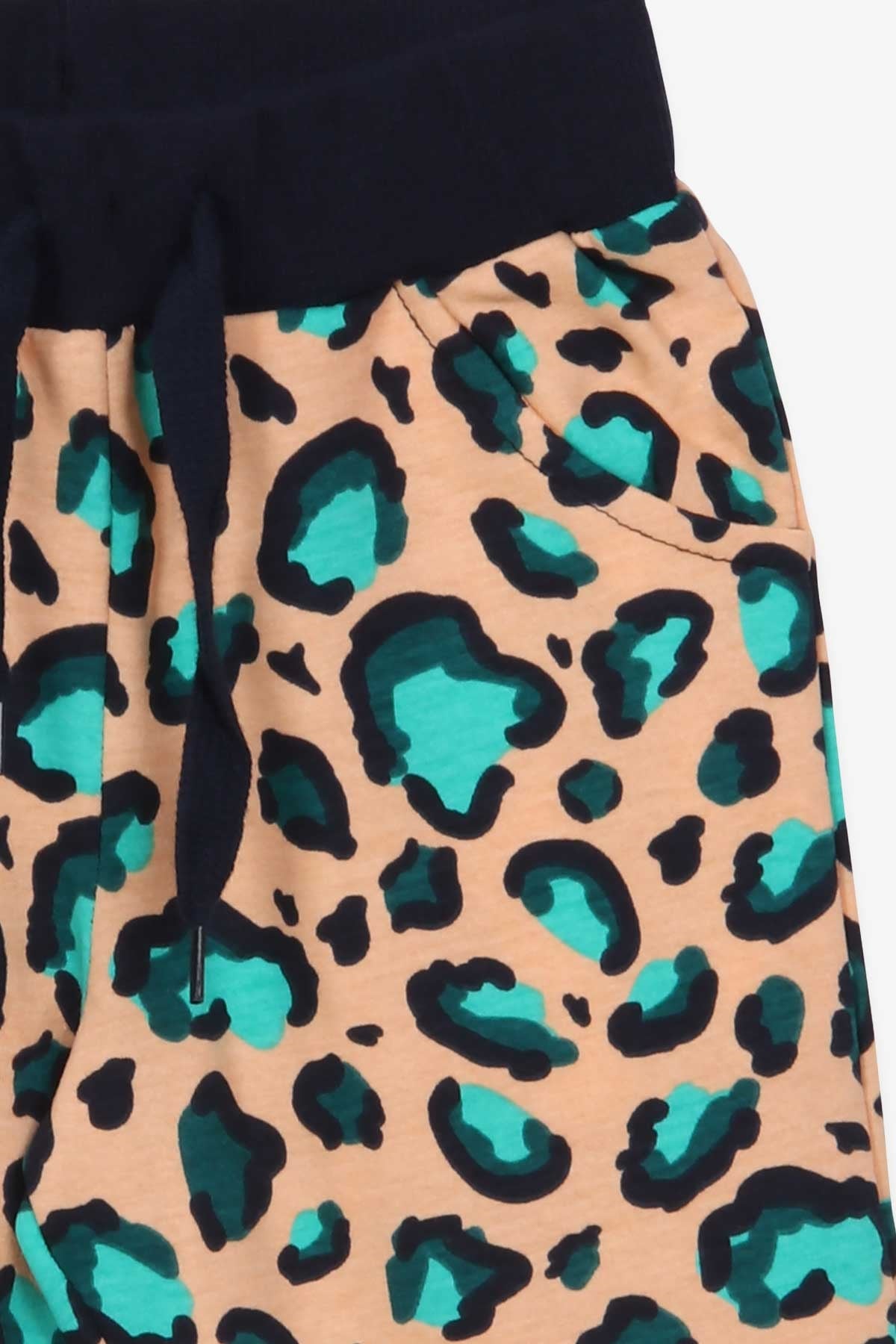 Breeze Erkek Çocuk Eşofman Altı Leopar Desenli Sarı (2-6 Yaş)