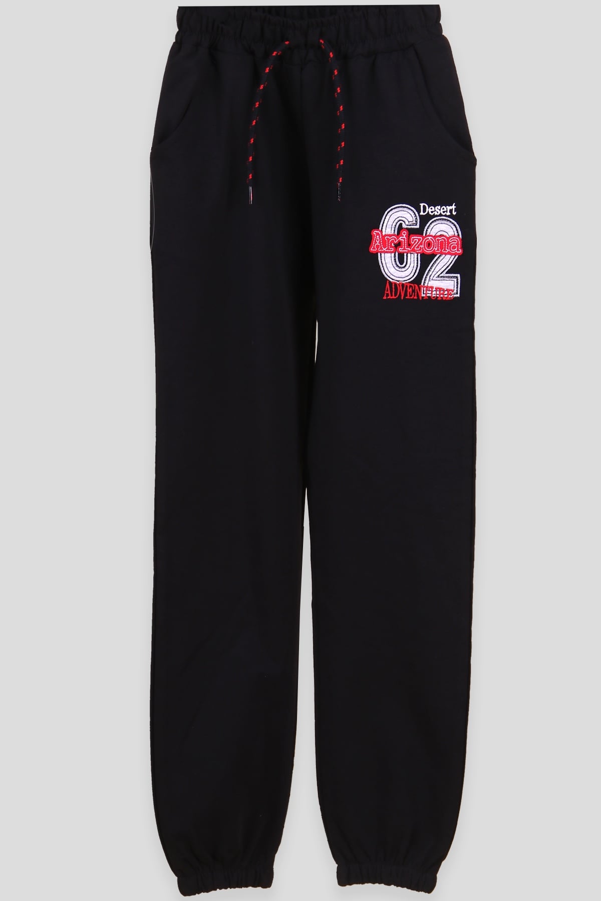 Breeze Erkek Çocuk Eşofman Altı Nakışlı Siyah (8-14 Yaş)