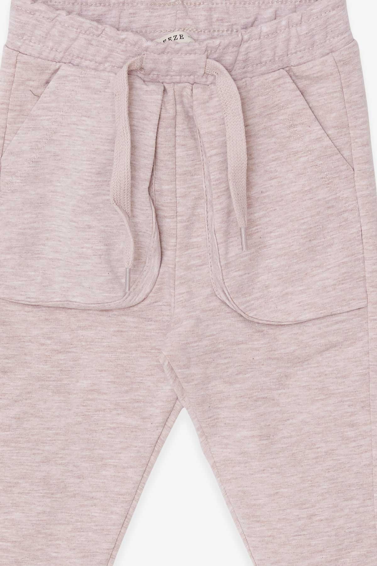 Breeze Erkek Çocuk Eşofman Altı Torba Cepli Bej Melanj (1-4 Yaş)