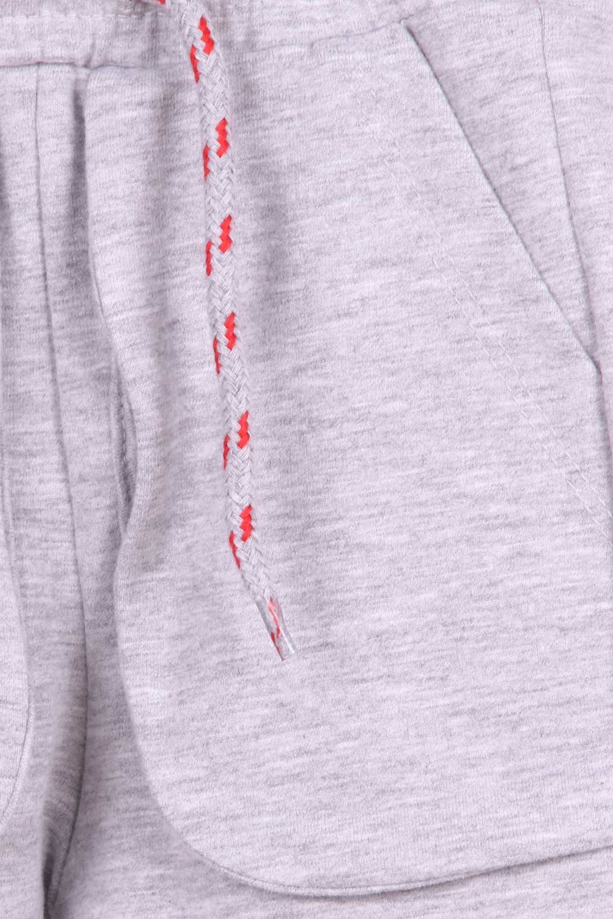 Breeze Erkek Çocuk Eşofman Altı Torba Cepli Açık Gri Melanj (1-4 Yaş)