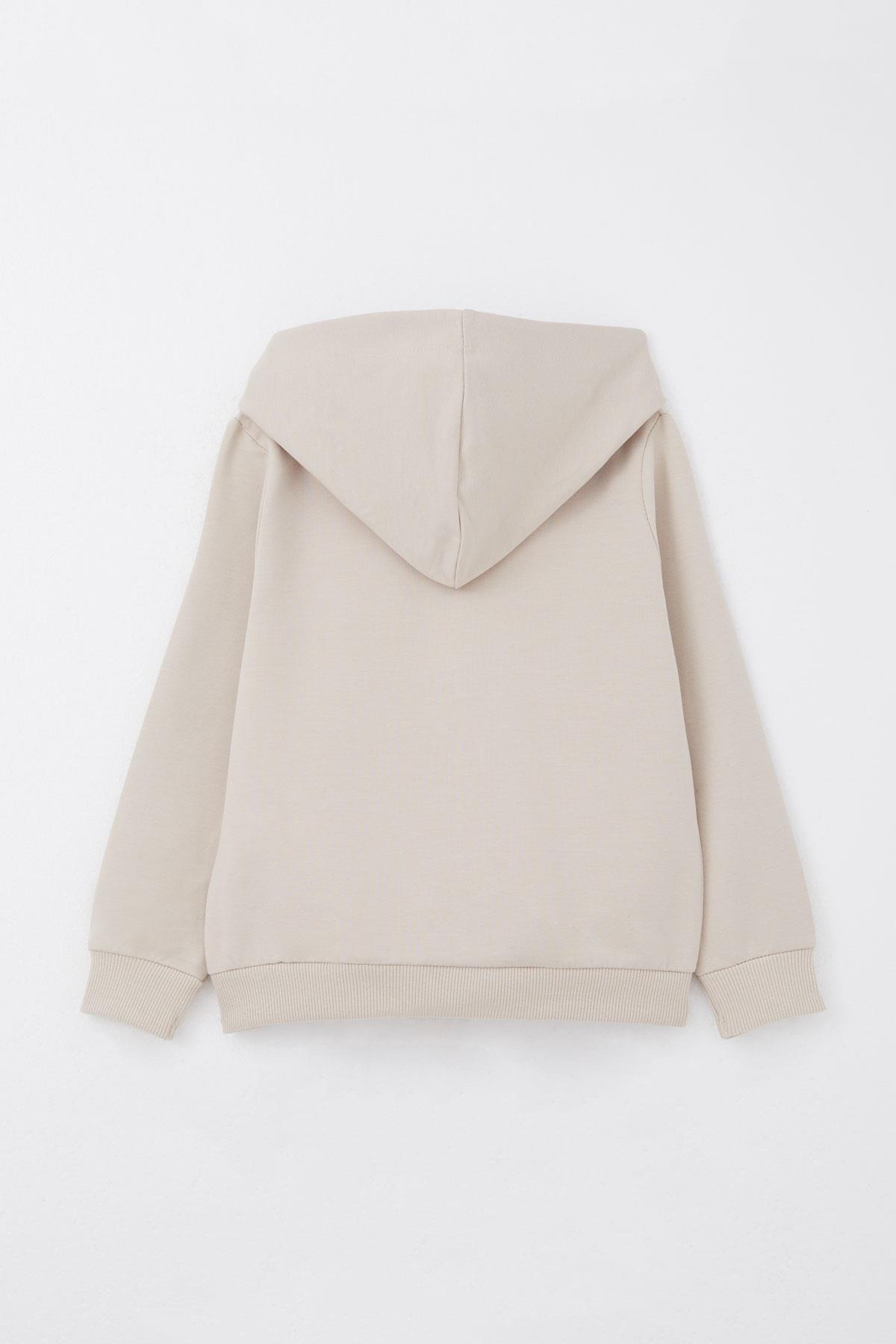 Breeze Erkek Çocuk Eşofman Takım Havalı Ayıcık Nakışlı Bej (1.5-5 Yaş)