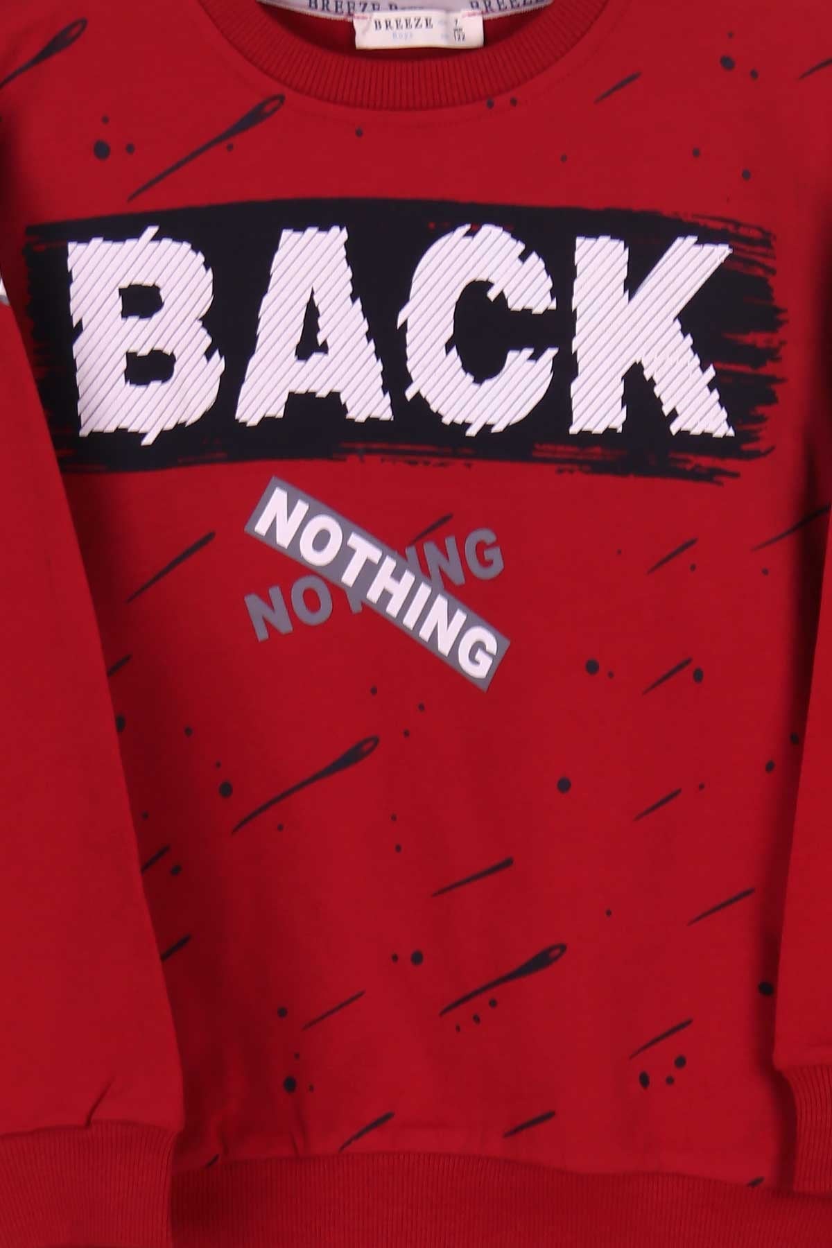 Breeze Erkek Çocuk Eşofman Takımı Baskılı Bordo (7-12 Yaş)