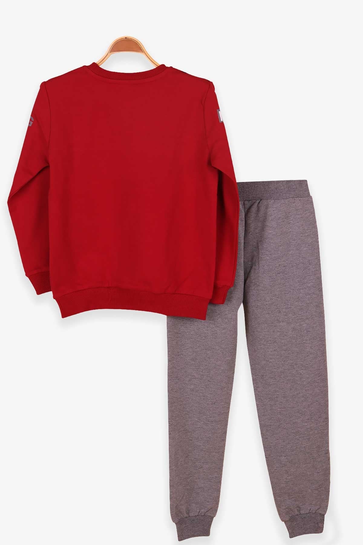 Breeze Erkek Çocuk Eşofman Takımı Baskılı Bordo (7-12 Yaş)