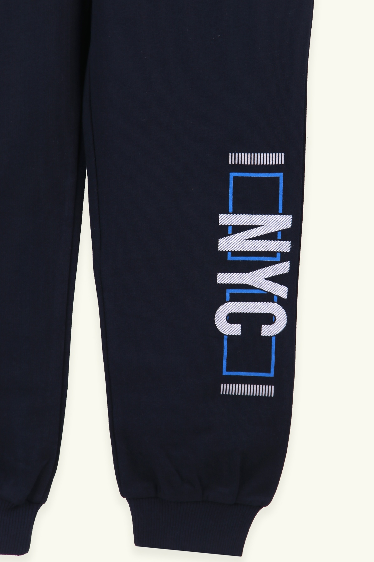 Breeze Erkek Çocuk Eşofman Takımı Baskılı NYC Koyu Mavi (6-12 Yaş)