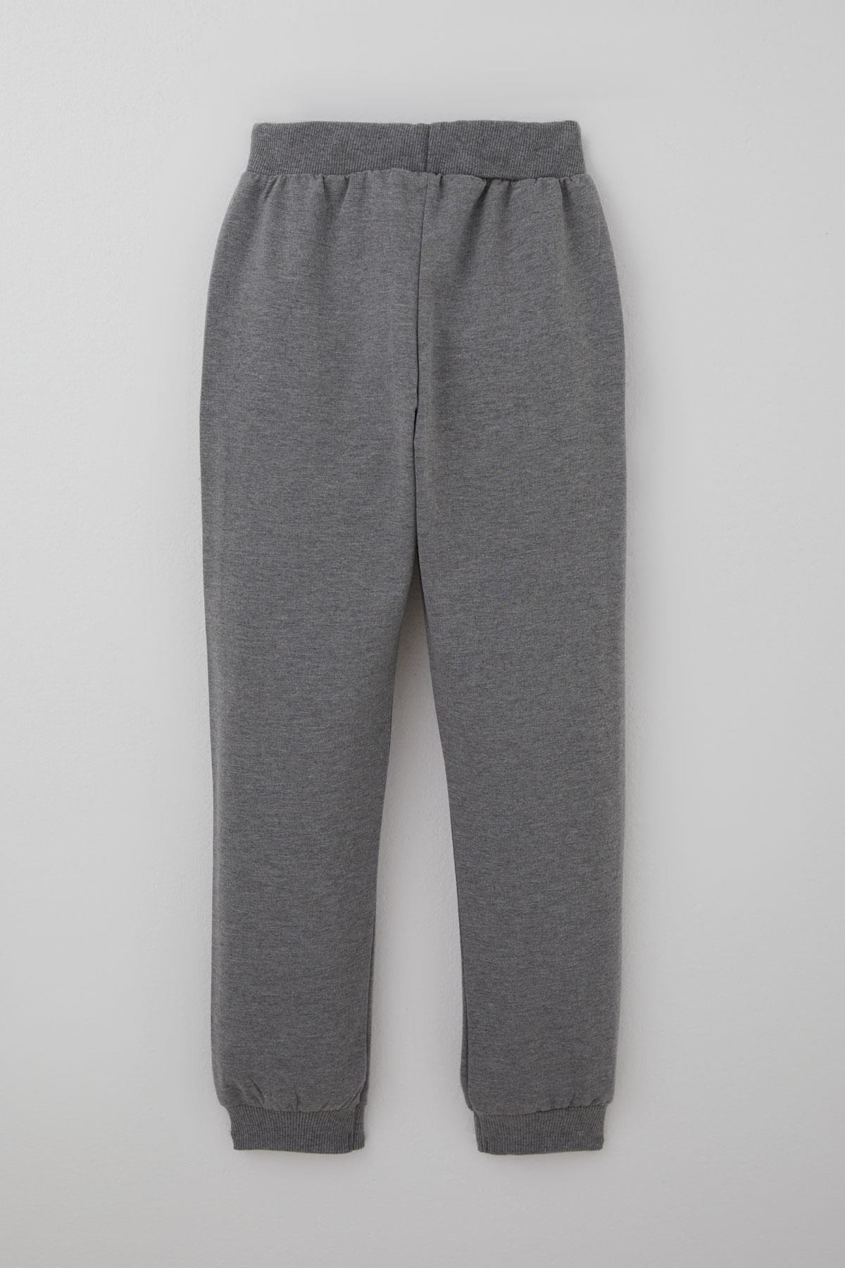 Breeze Erkek Çocuk Eşofman Takımı Cep Kapak Detaylı Yazı Baskılı Su Yeşili (7-12 Yaş)