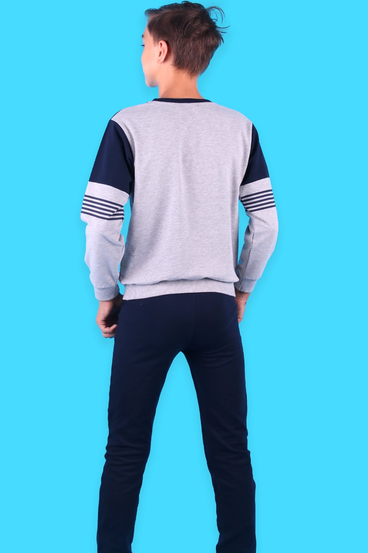 Breeze Erkek Çocuk Eşofman Takımı Evolutıon Gri (5-10 Yaş)