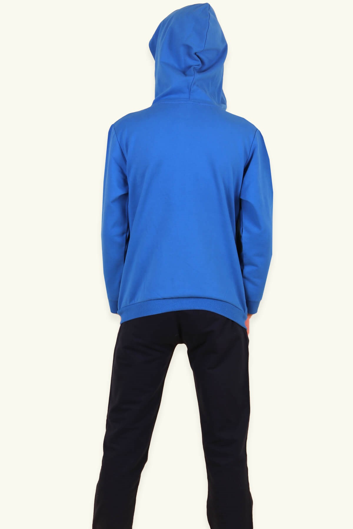 Breeze Erkek Çocuk Eşofman Takımı Kapüşonlu Mavi-Lacivert (10-14 Yaş)