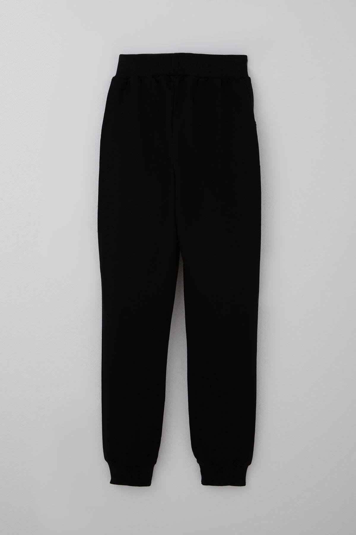 Breeze Erkek Çocuk Eşofman Takımı Yazı Baskılı Çizgili Beyaz (4-8 Yaş)