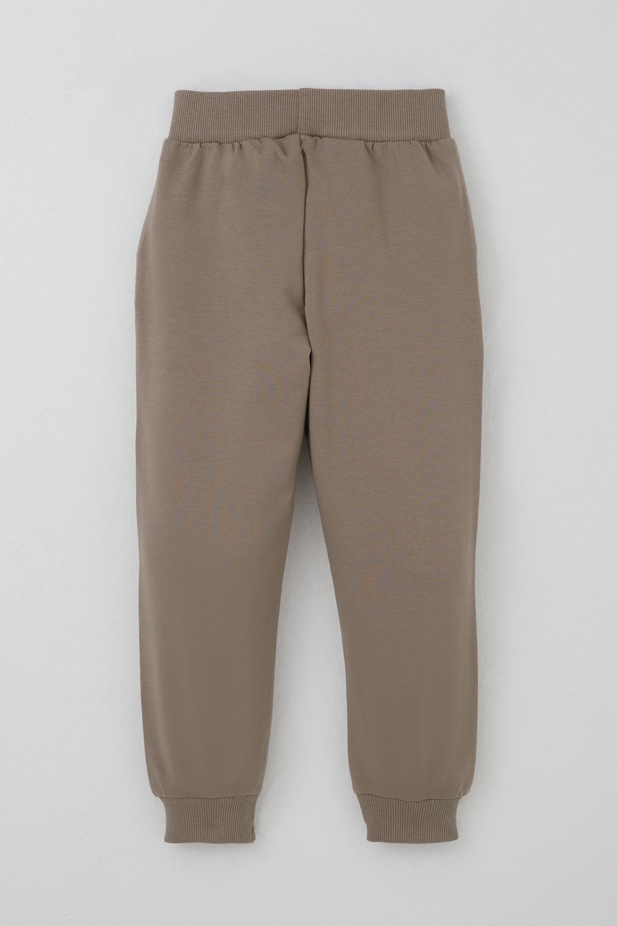 Breeze Erkek Çocuk Eşofman Takımı Zebra Macerası Krem (1.5-5 Yaş)