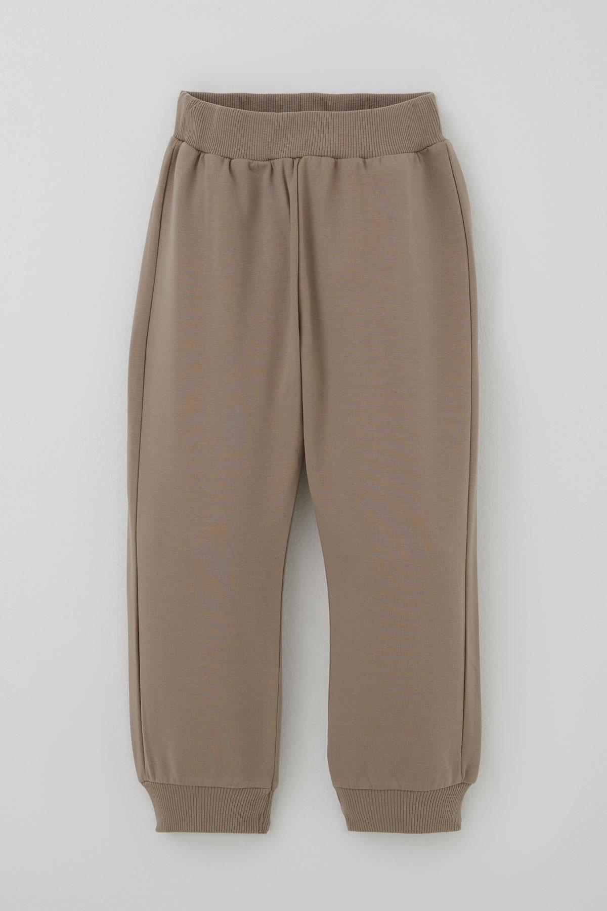 Breeze Erkek Çocuk Eşofman Takımı Zebra Macerası Krem (1-4 Yaş)