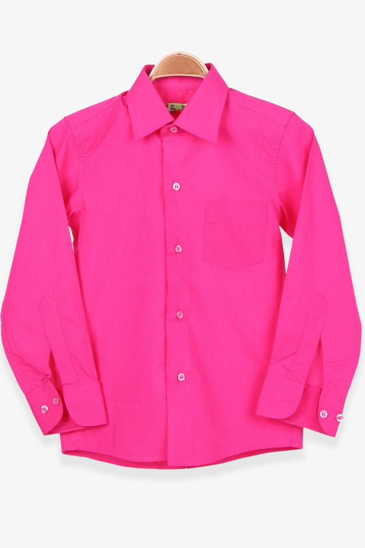 Breeze Erkek Çocuk Gömlek Basic Pembe (6-10 Yaş)