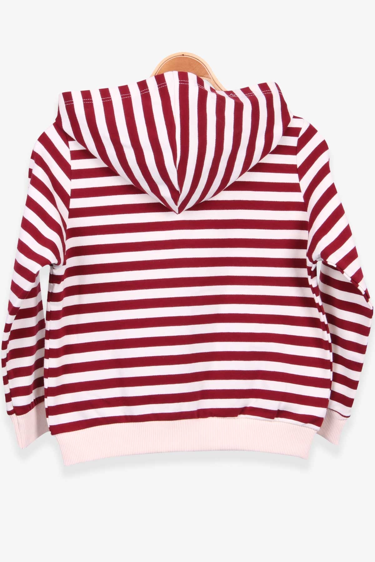 Breeze Erkek Çocuk Hırka Çizgili Desenli Bordo (3-7 Yaş)