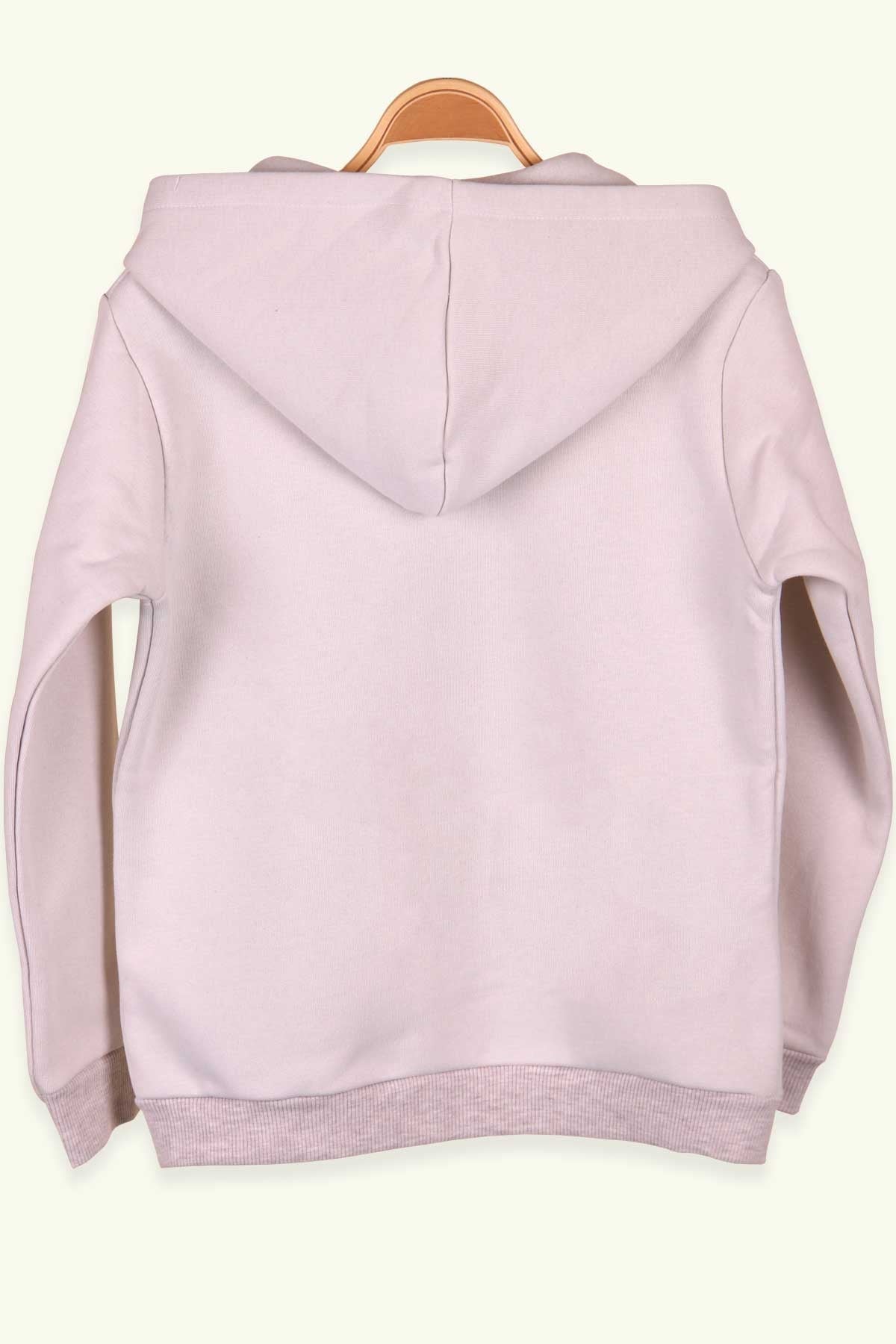 Breeze Erkek Çocuk Hırka Kapüşonlu Taş (8-12 Yaş)