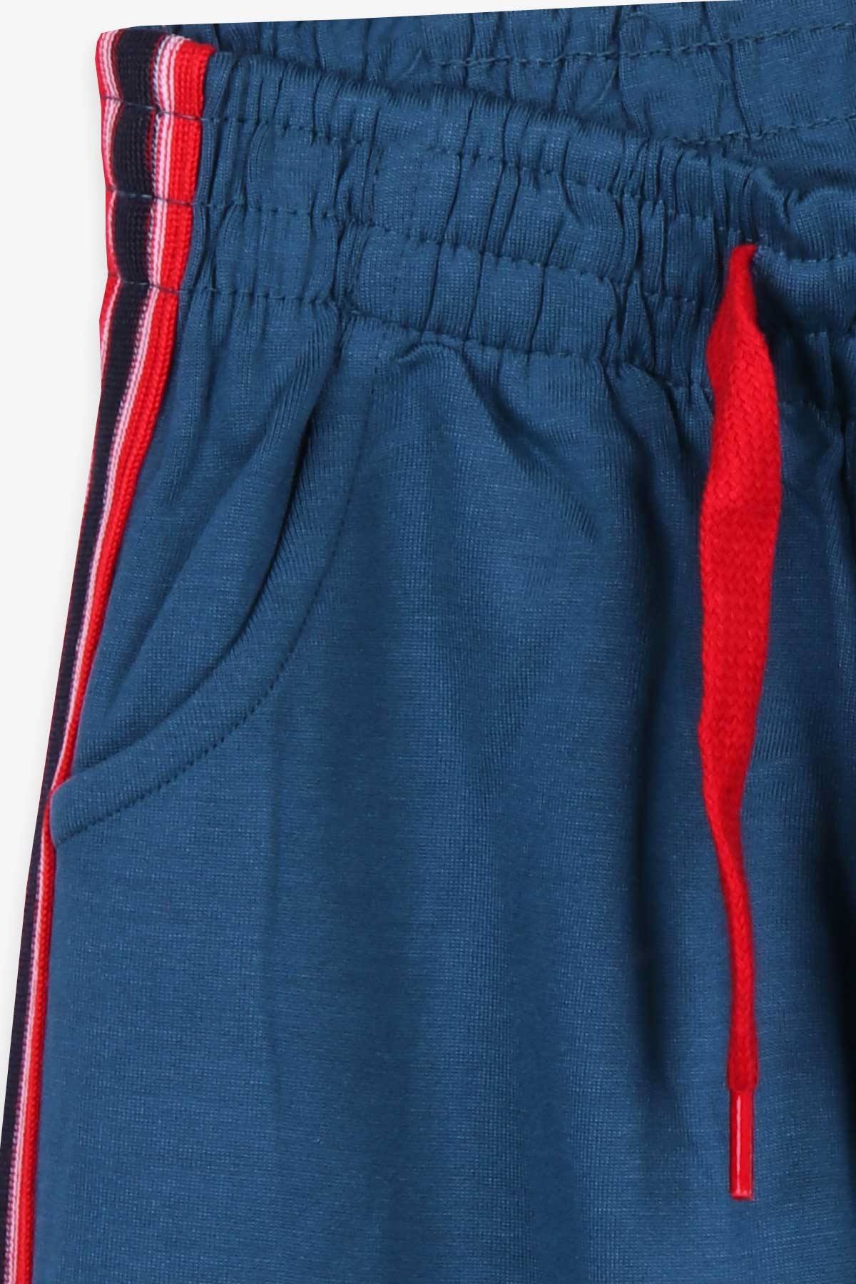 Breeze Erkek Çocuk Kapri Bağcıklı Tenis Nakışlı İndigo (7-12 Yaş)
