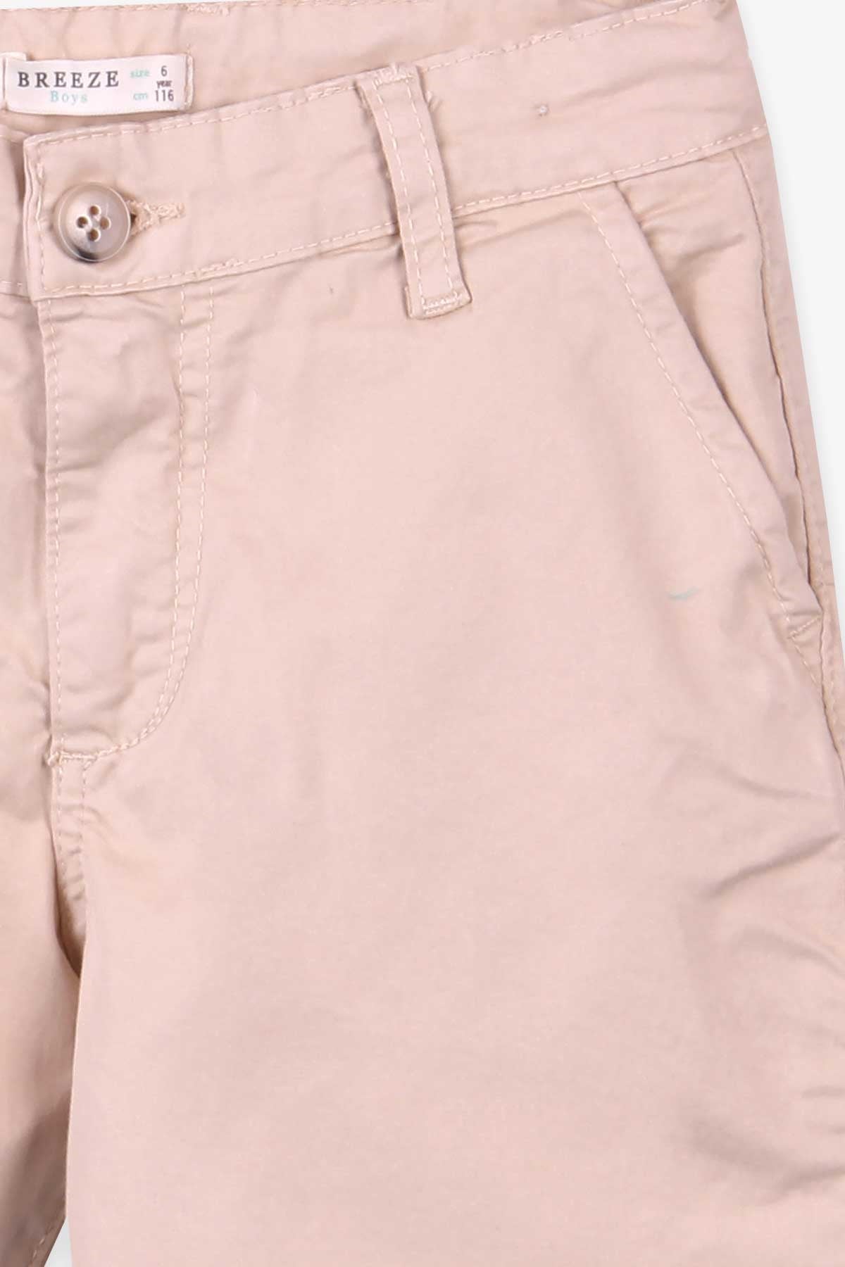 Breeze Erkek Çocuk Kapri Basic Krem (6-12 Yaş)