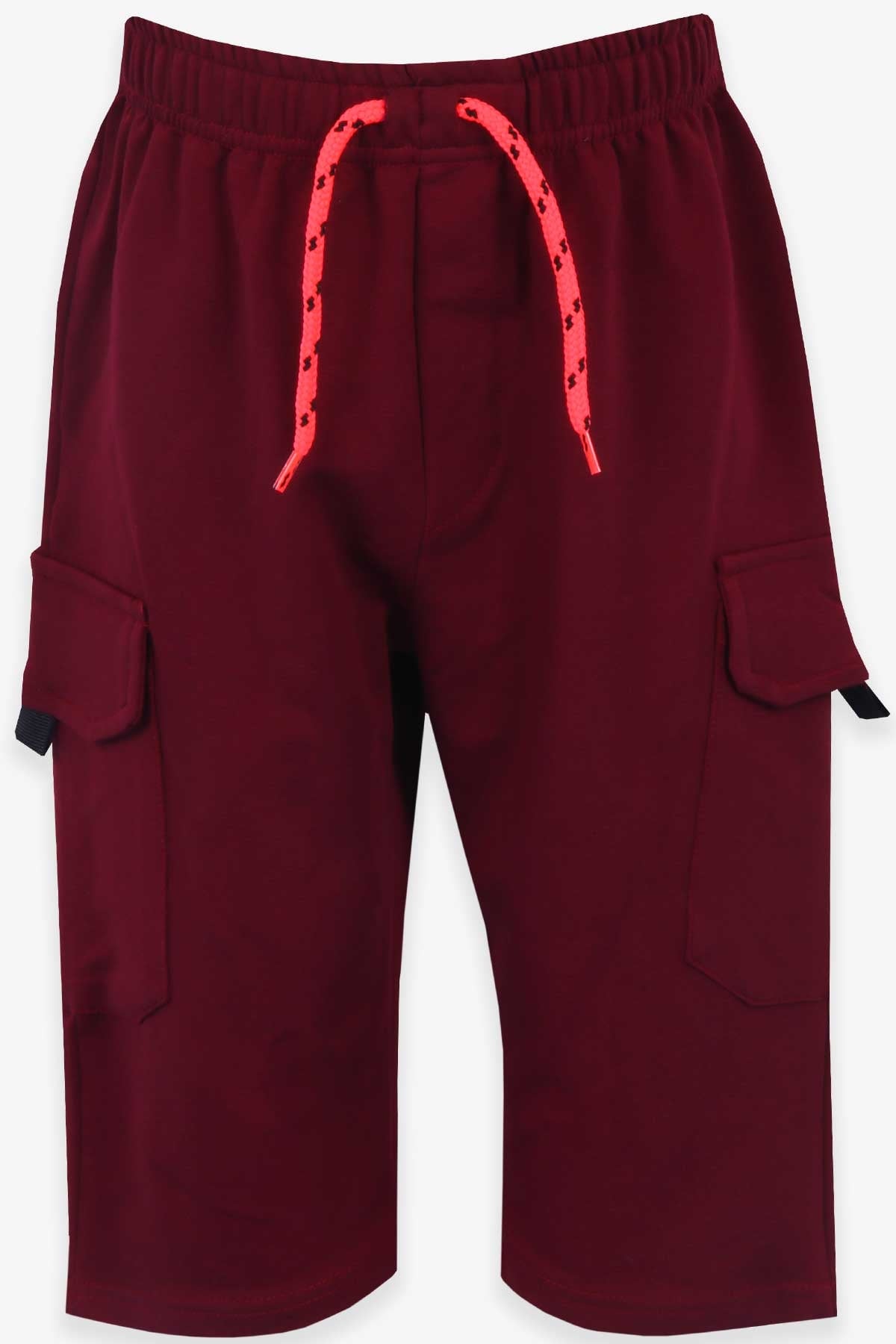 Breeze Erkek Çocuk Kapri Basic Yanları Cepli Bordo (10-12 Yaş)