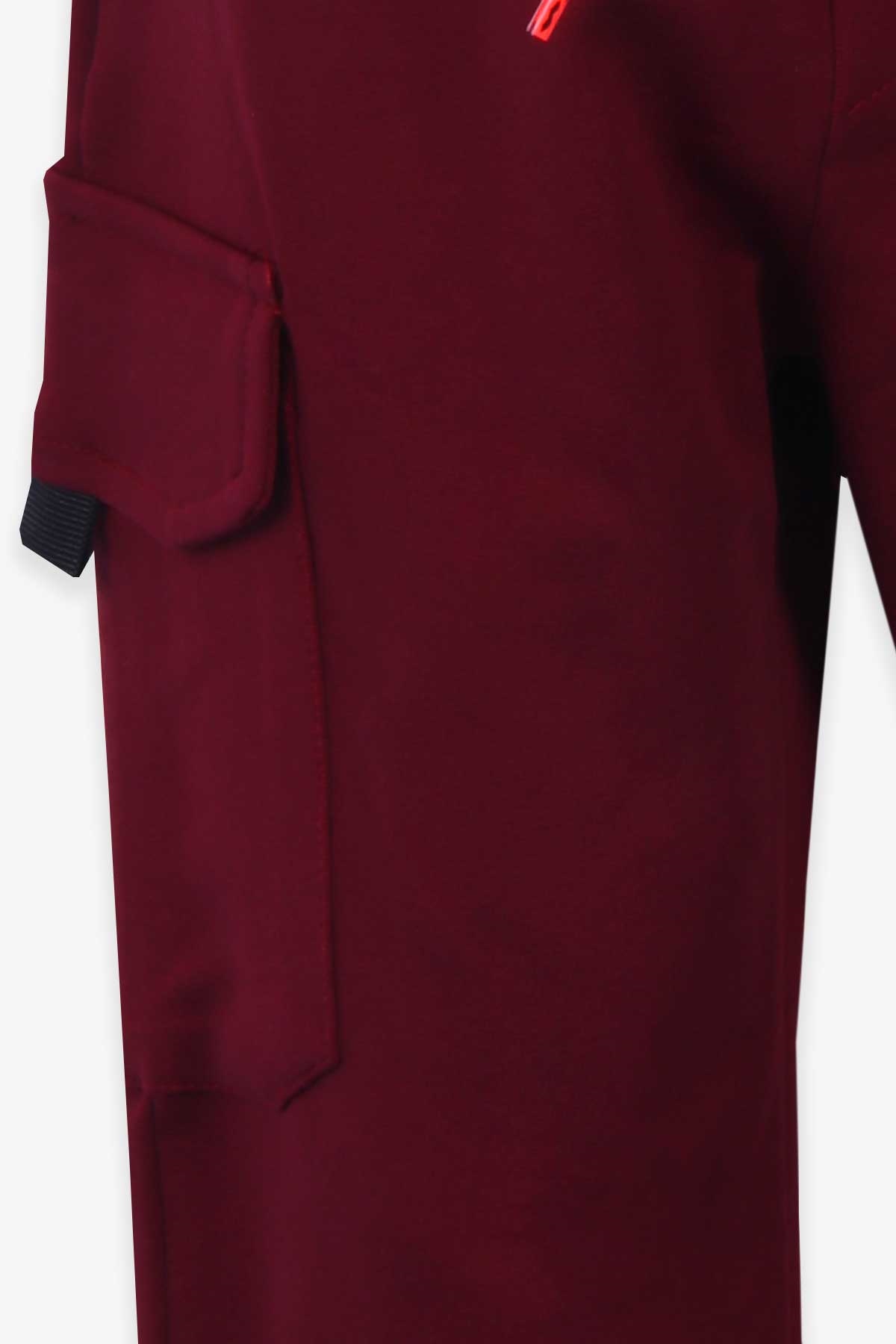 Breeze Erkek Çocuk Kapri Basic Yanları Cepli Bordo (10-12 Yaş)