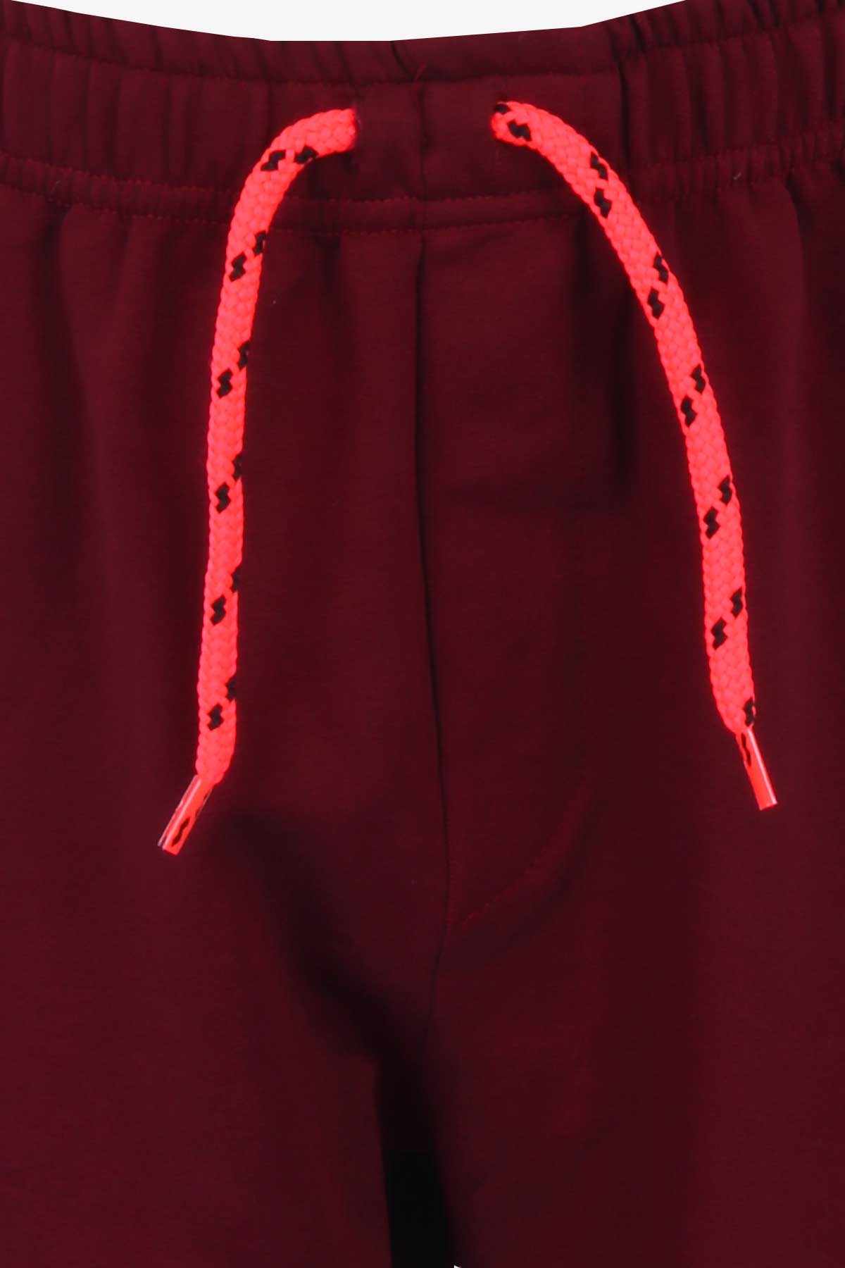 Breeze Erkek Çocuk Kapri Basic Yanları Cepli Bordo (10-12 Yaş)