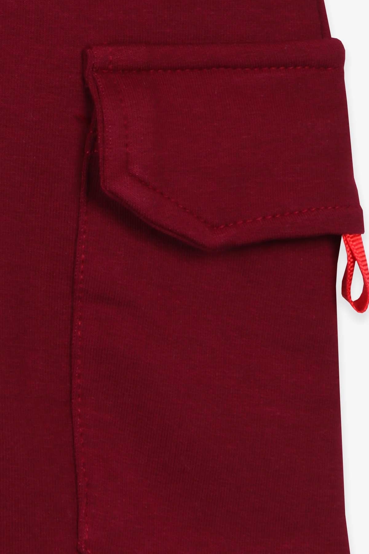 Breeze Erkek Çocuk Kapri Yan Cepli Bordo (5-9 Yaş)