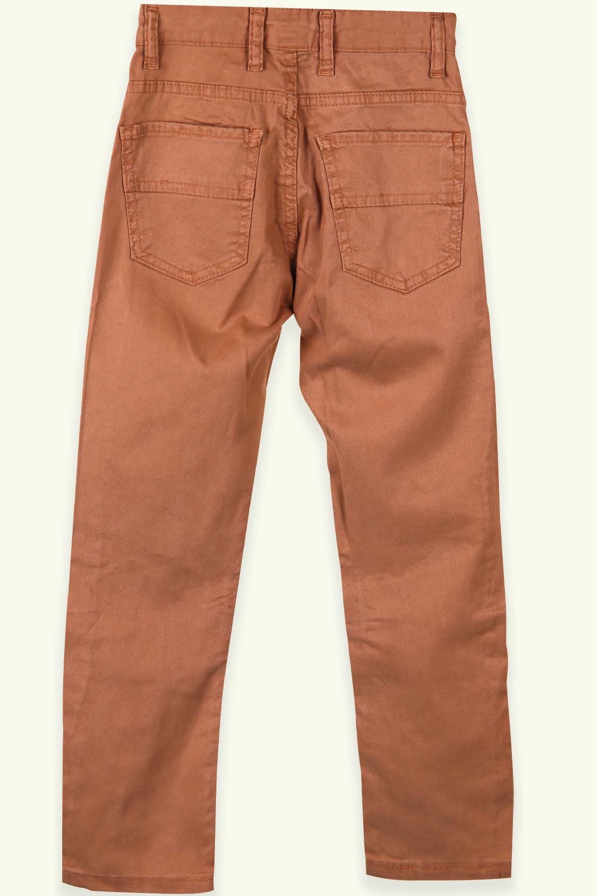 Breeze Erkek Çocuk Keten Pantolon Basic Açık Kahverengi (8-16 Yaş)