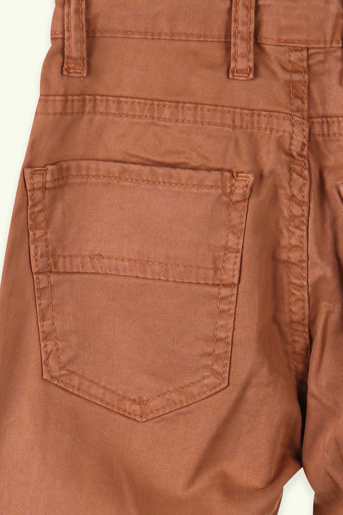 Breeze Erkek Çocuk Keten Pantolon Basic Açık Kahverengi (8-16 Yaş)