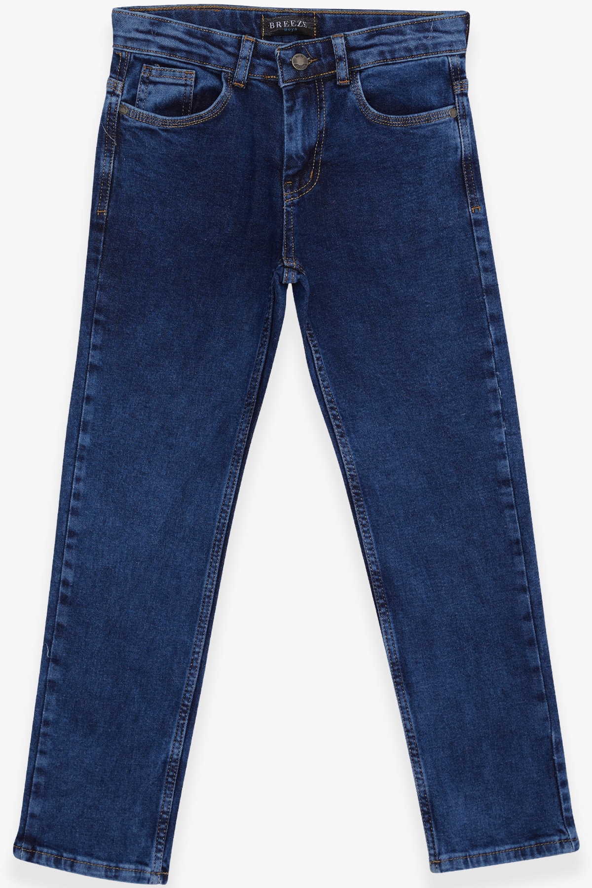 Breeze Erkek Çocuk Kot Pantolon Basic Koyu Mavi (8-14 Yaş)