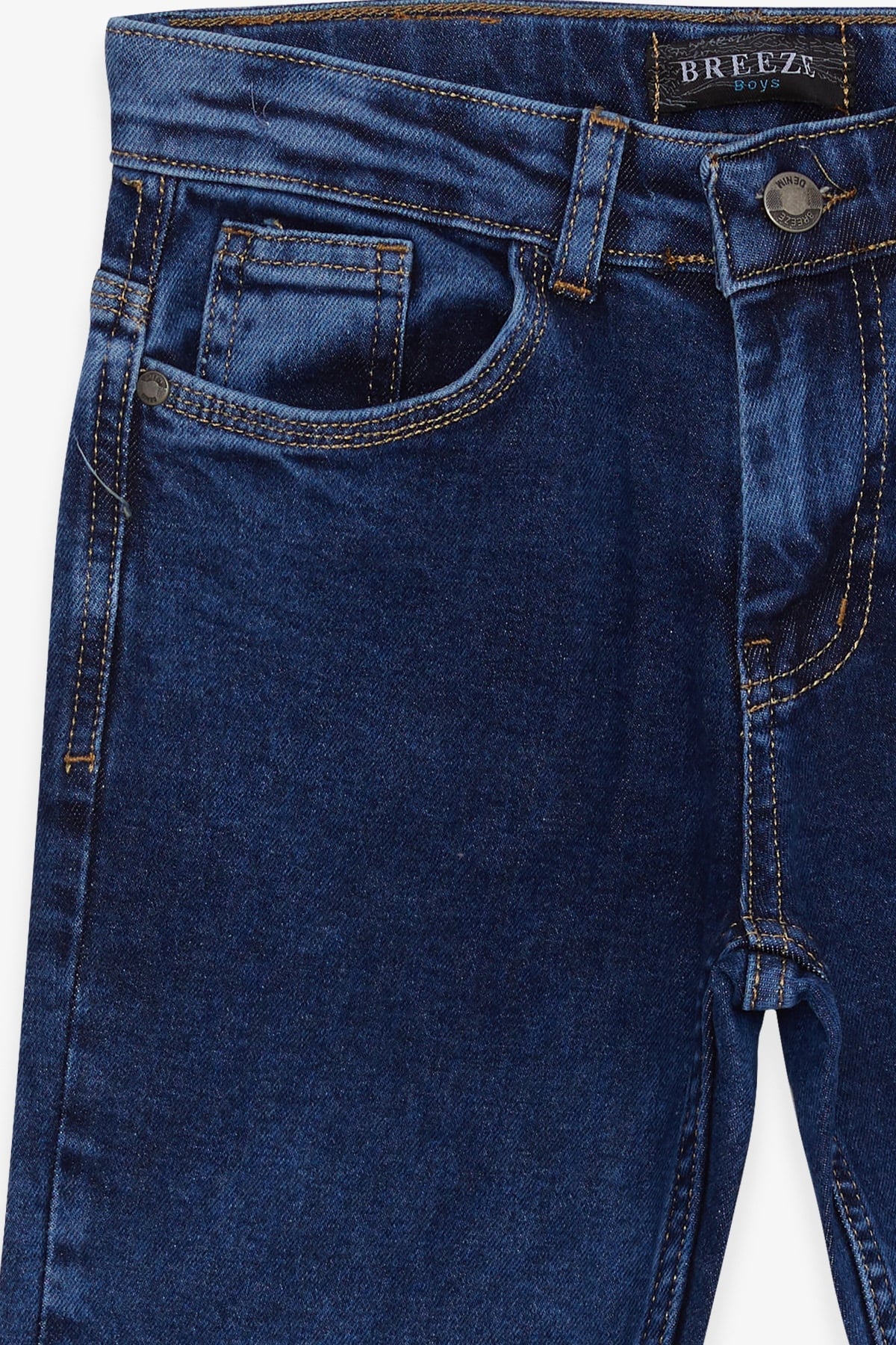 Breeze Erkek Çocuk Kot Pantolon Basic Koyu Mavi (8-14 Yaş)